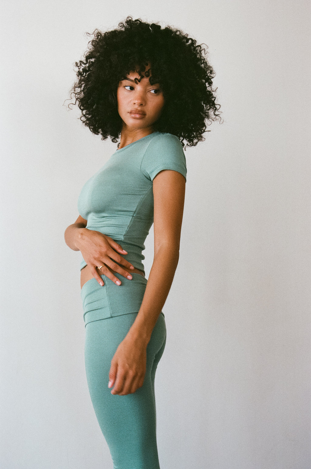 Easy Tee Baby Ribbed - Sage