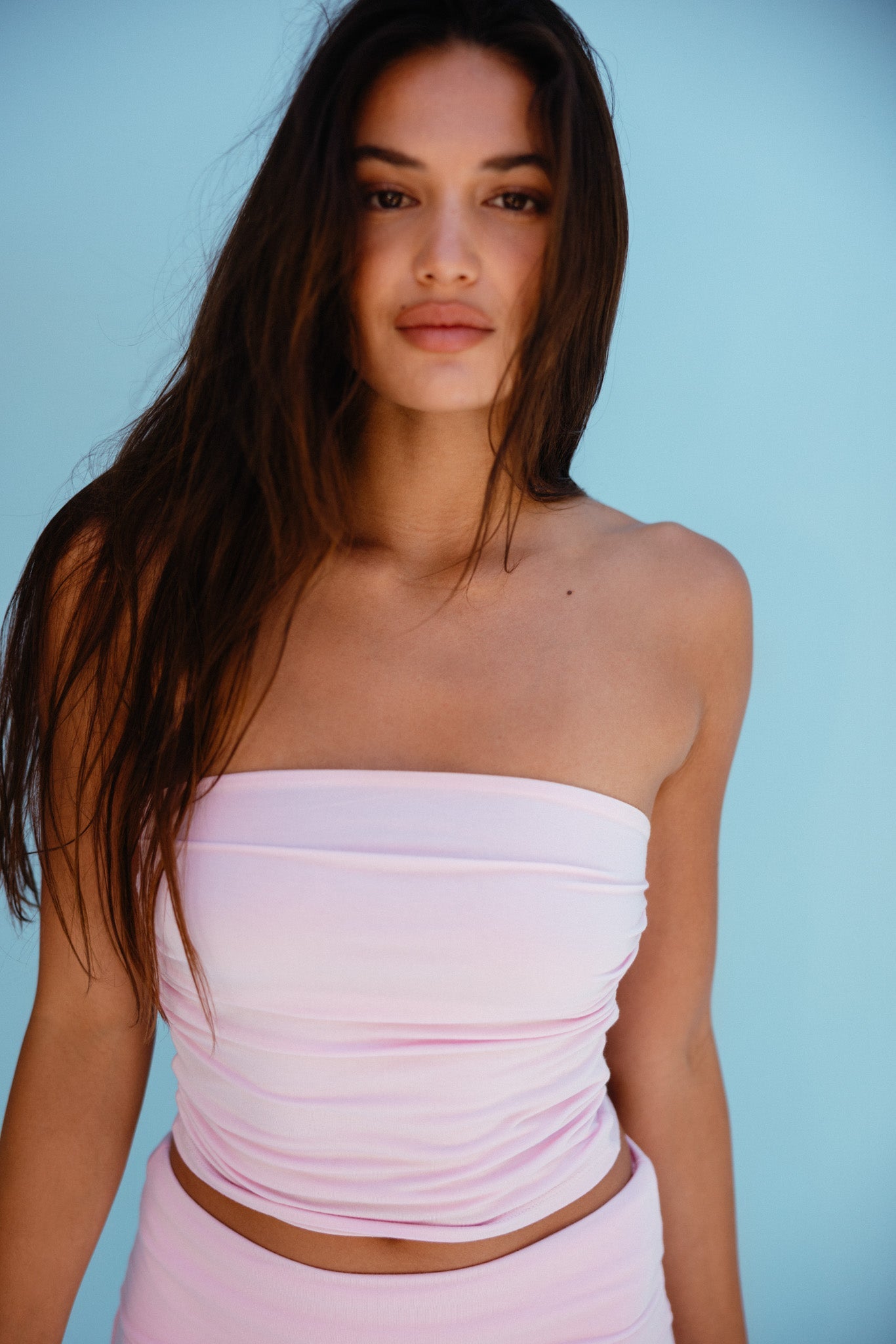 Polly Tube Top Jersey - Bubblegum