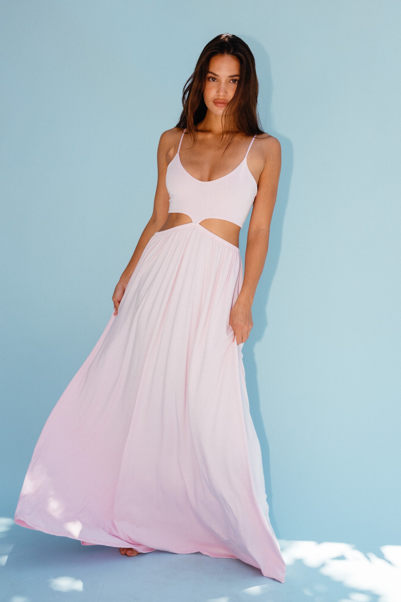 Liza Dress Jersey - Bubblegum