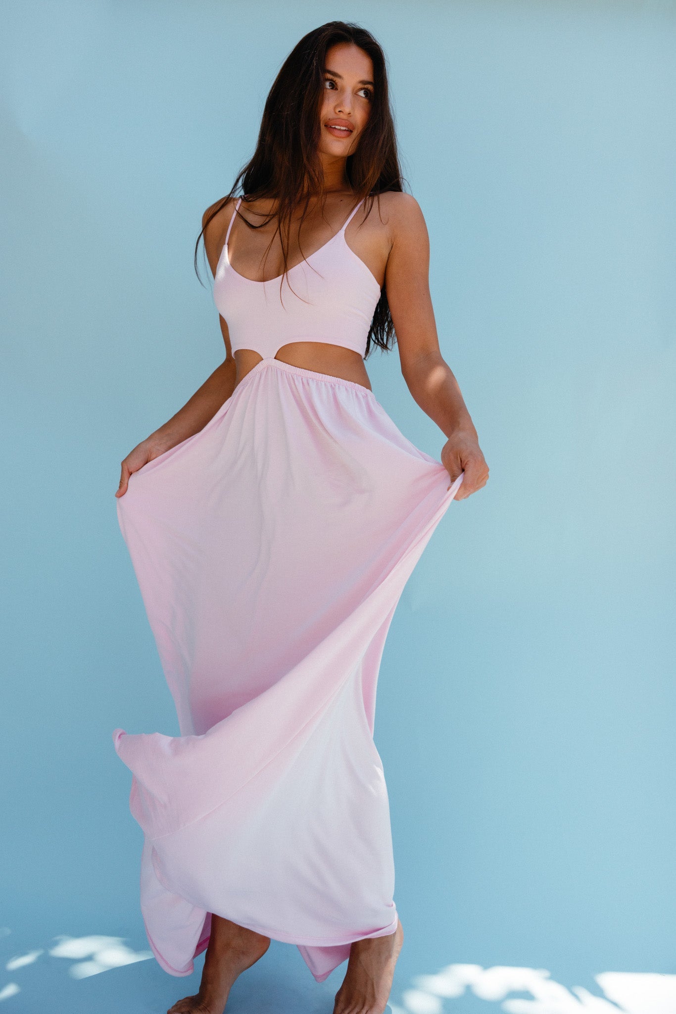 Liza Dress Jersey - Bubblegum