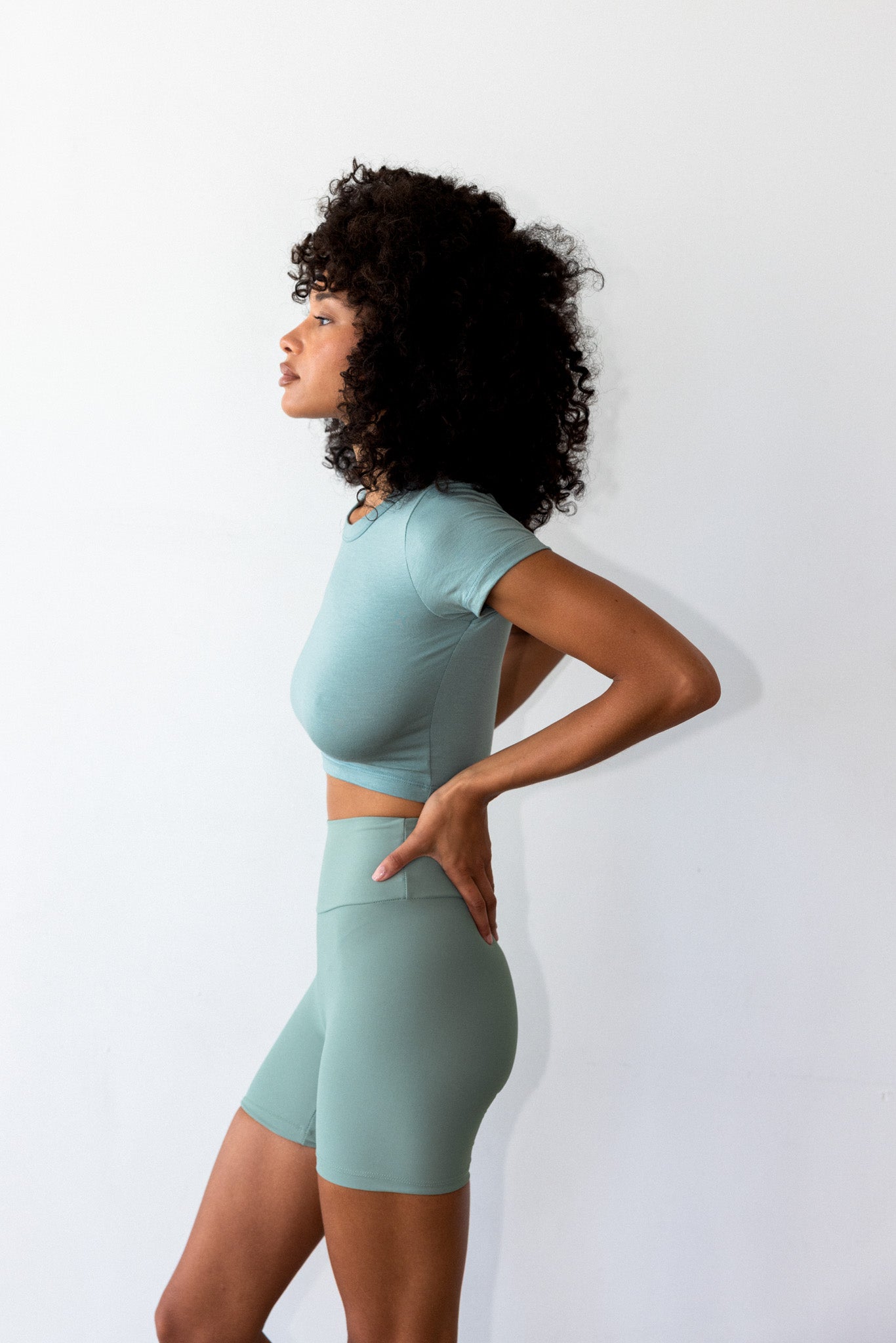 Cece Bike Short - Sage