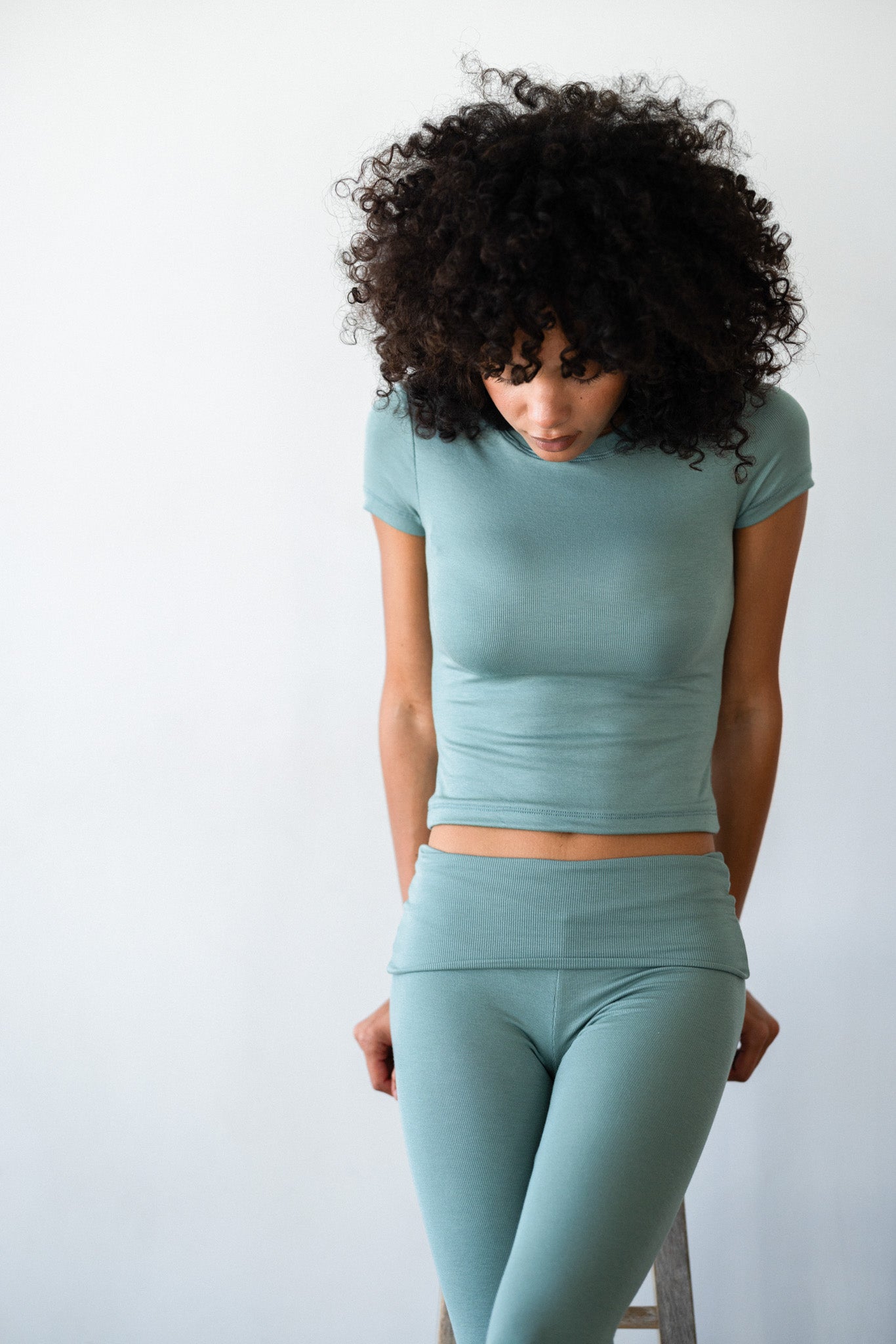 Easy Tee Baby Ribbed - Sage