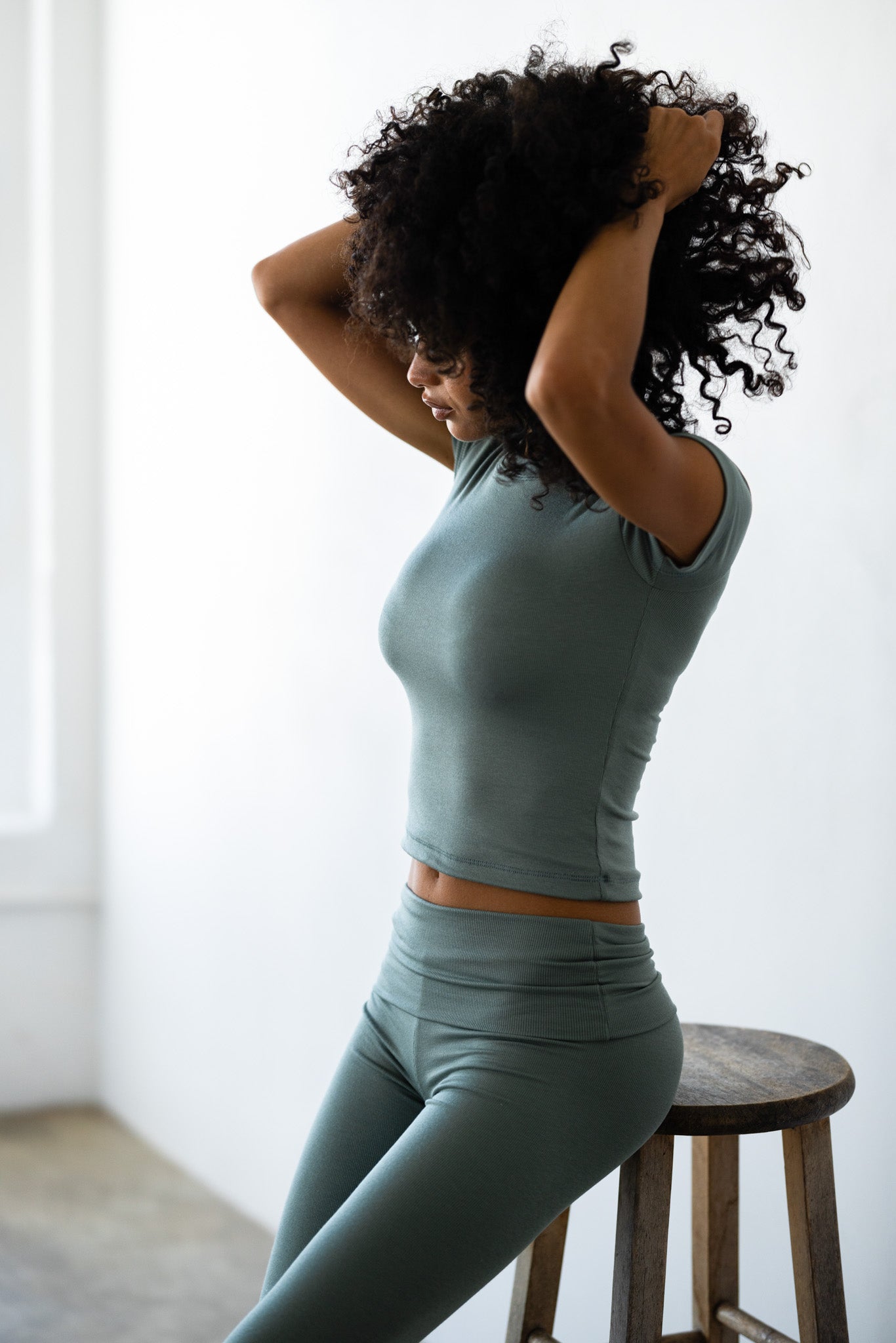 Easy Tee Baby Ribbed - Sage