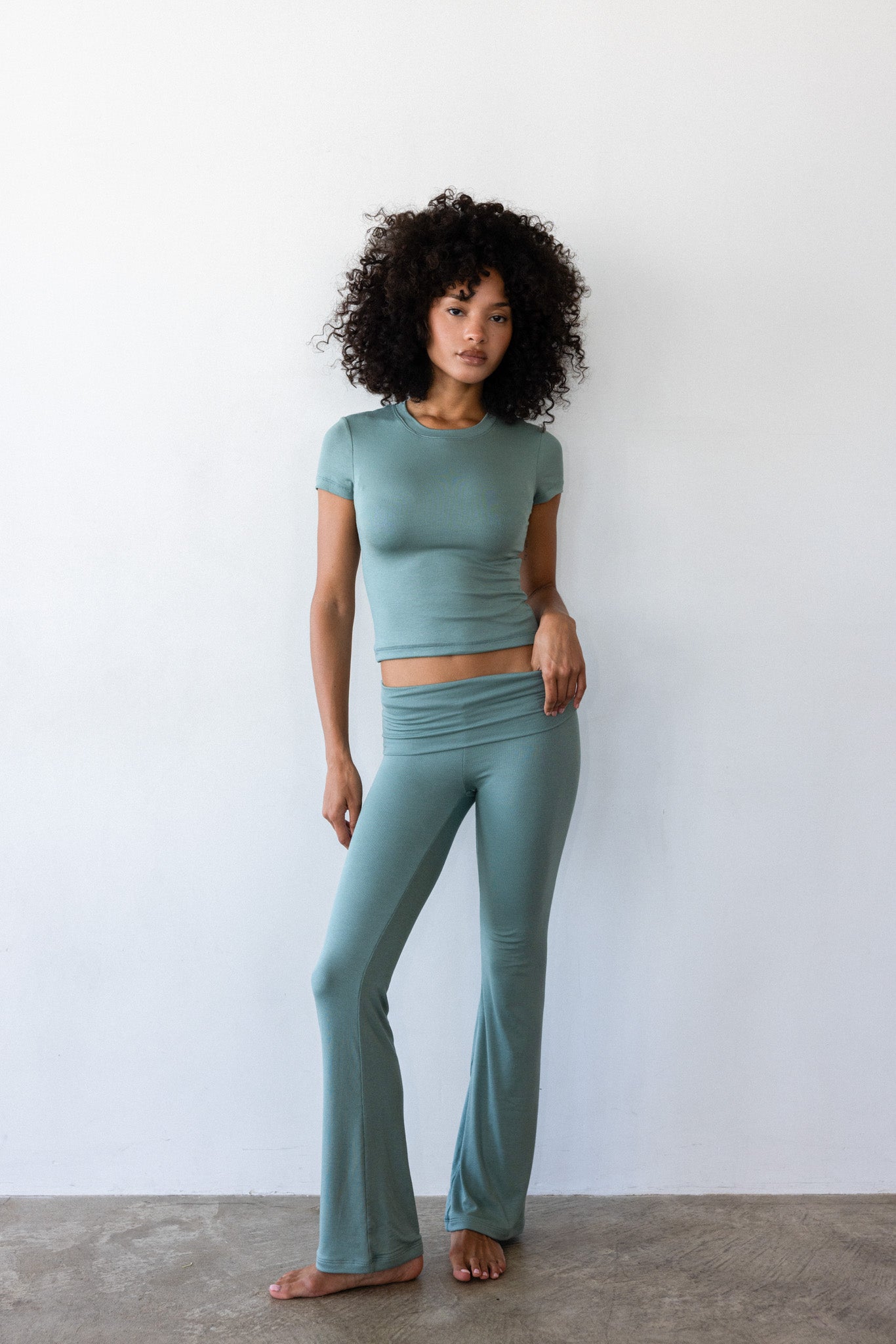 Easy Tee Baby Ribbed - Sage