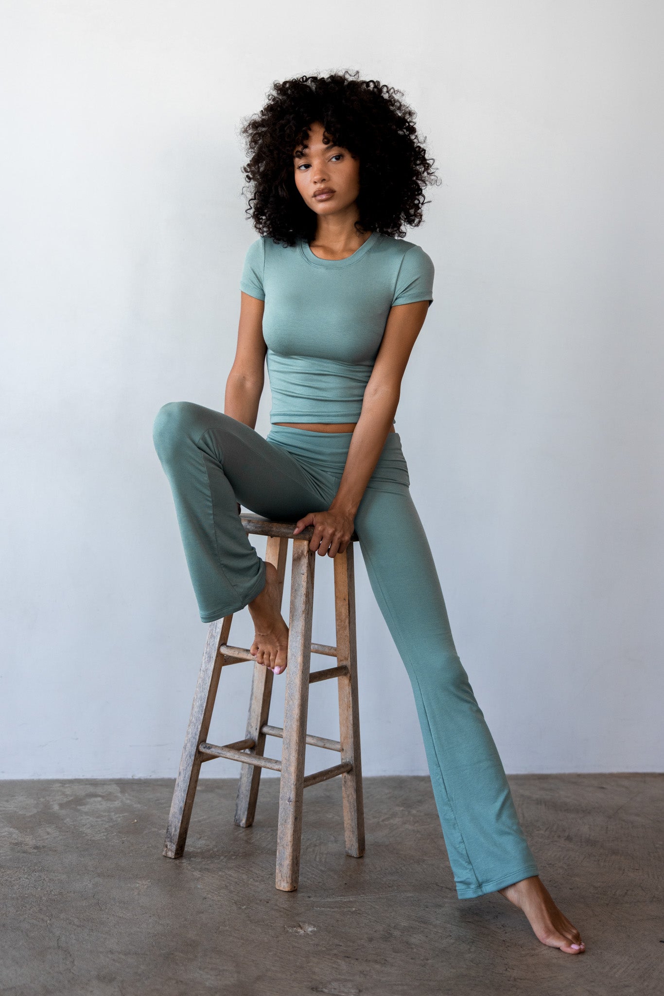 Easy Tee Baby Ribbed - Sage