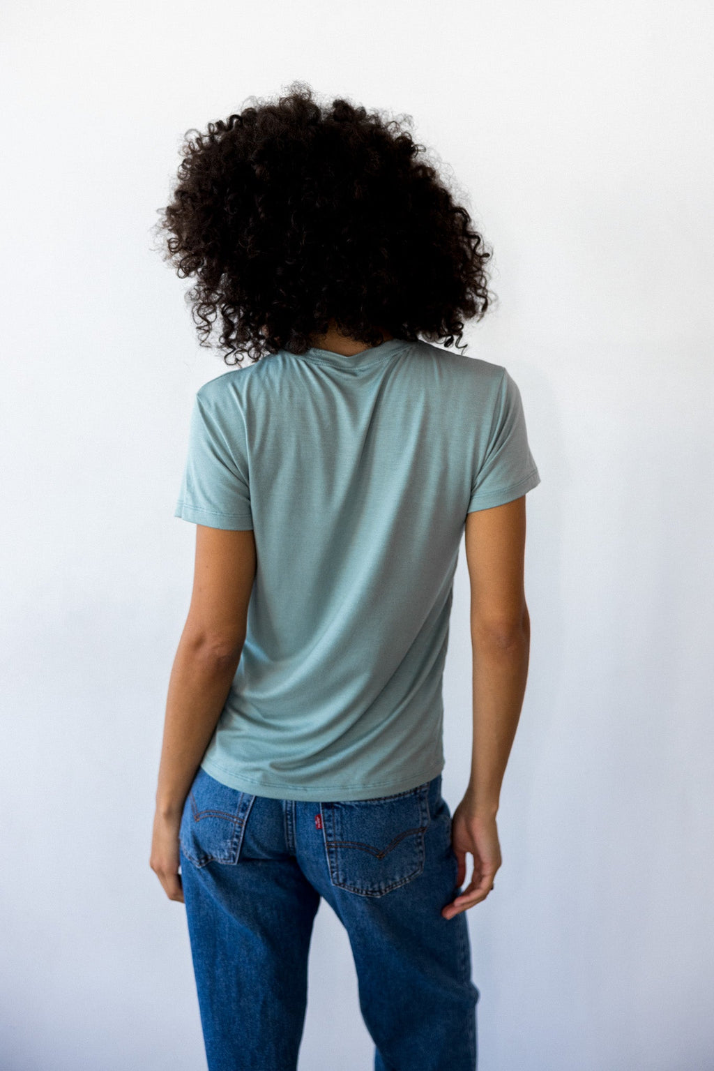 Bestie Tee Jersey - Sage