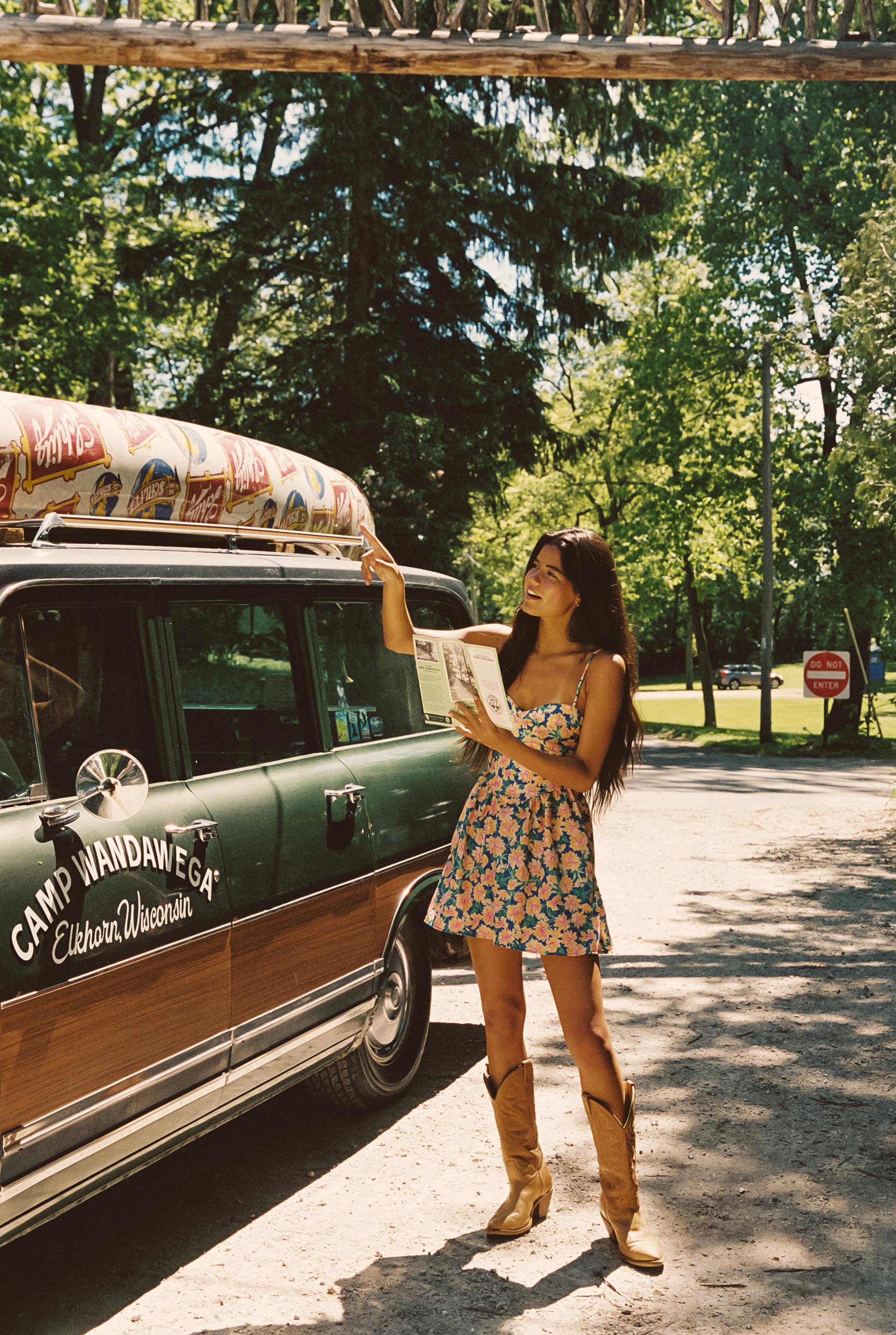 Aurora Mini Dress Ecovoile - Sunflower