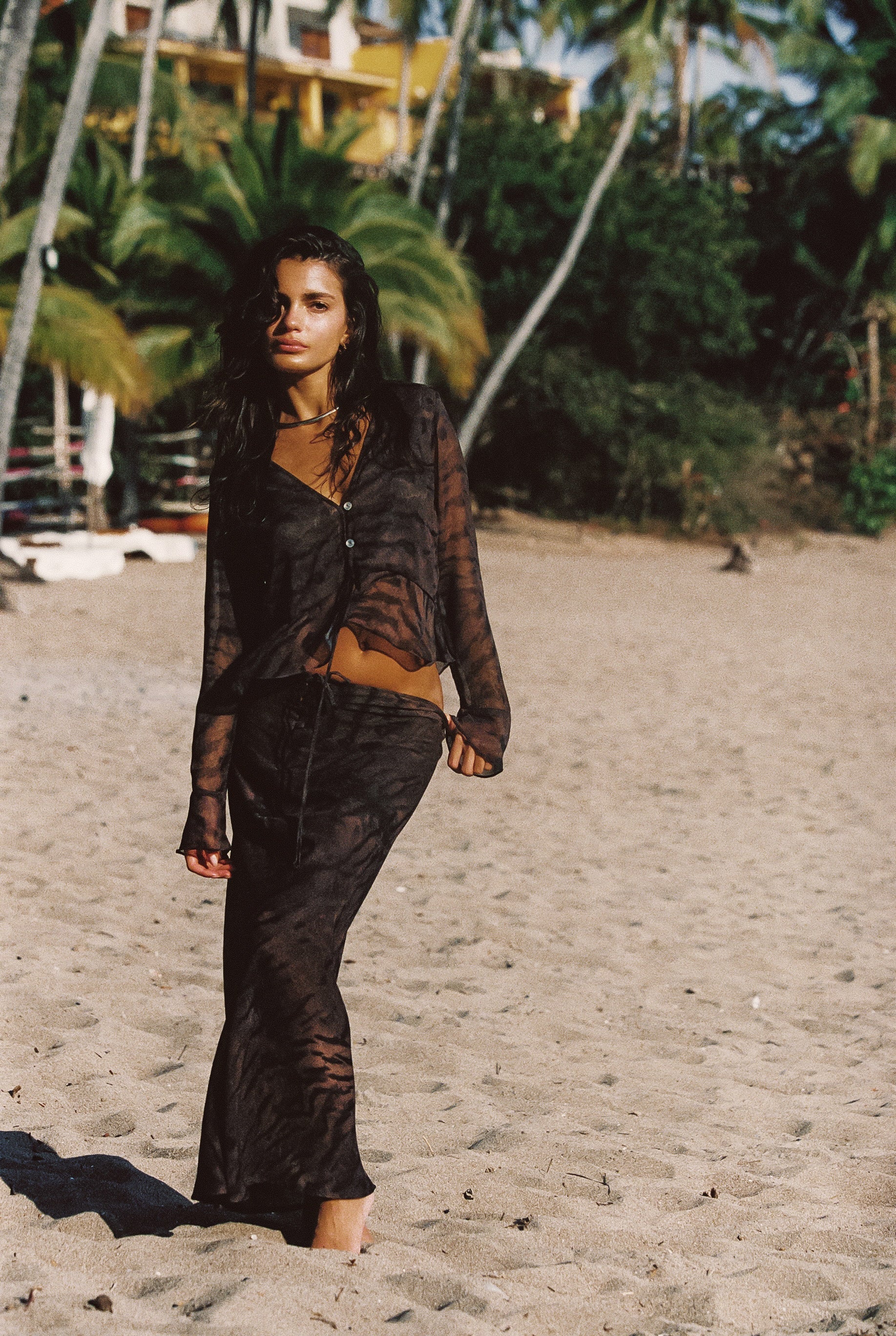 Juliette Skirt Chiffon - Manzanillo