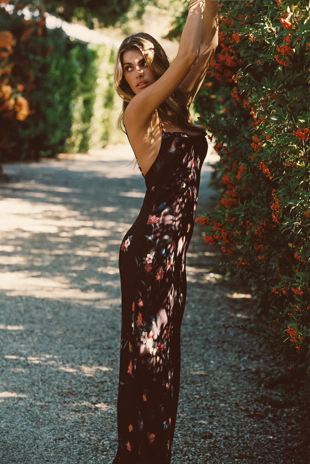 Samantha Maxi Dress Satin - Valley