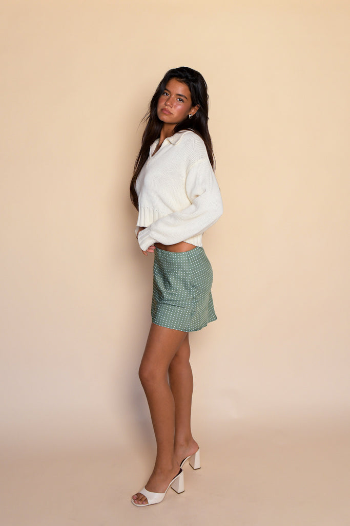 Preppy Sweater - Ivory