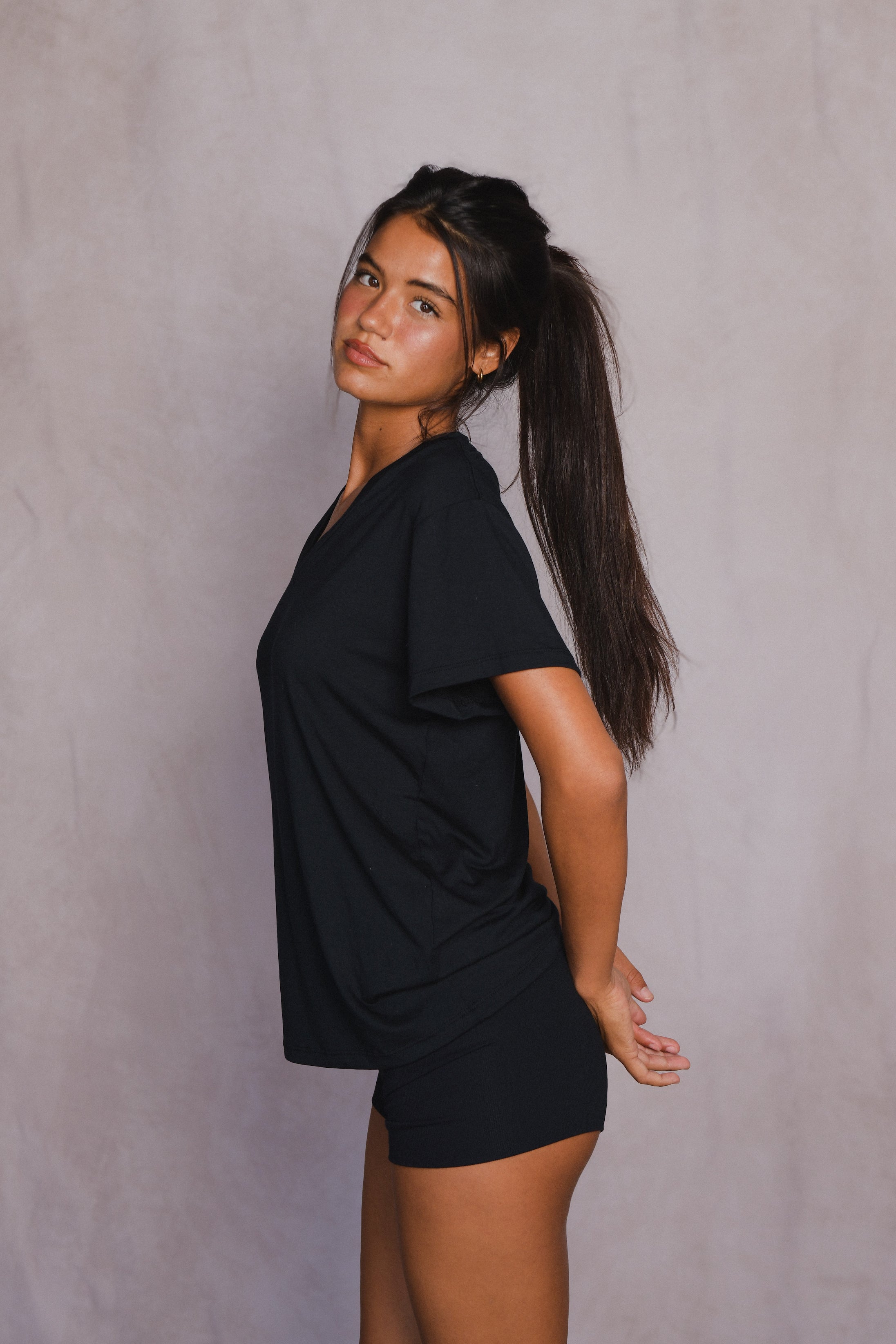 Hubby Tee Jersey - Black