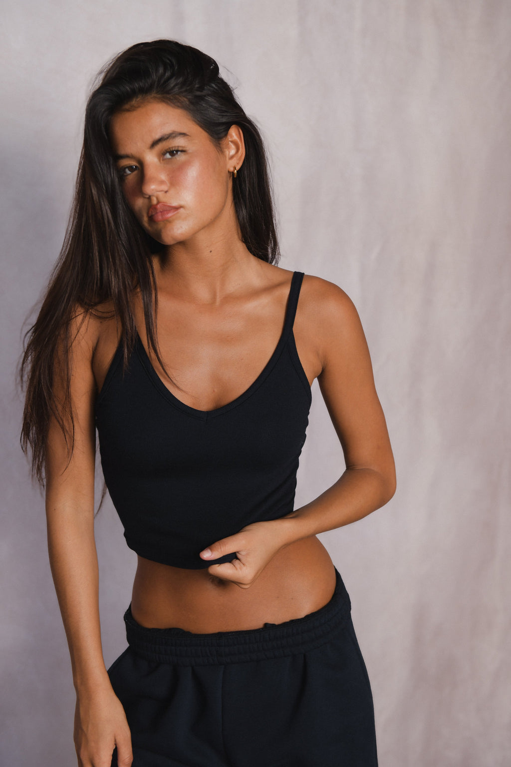 Perfect Tank Baby Ribbed - Black