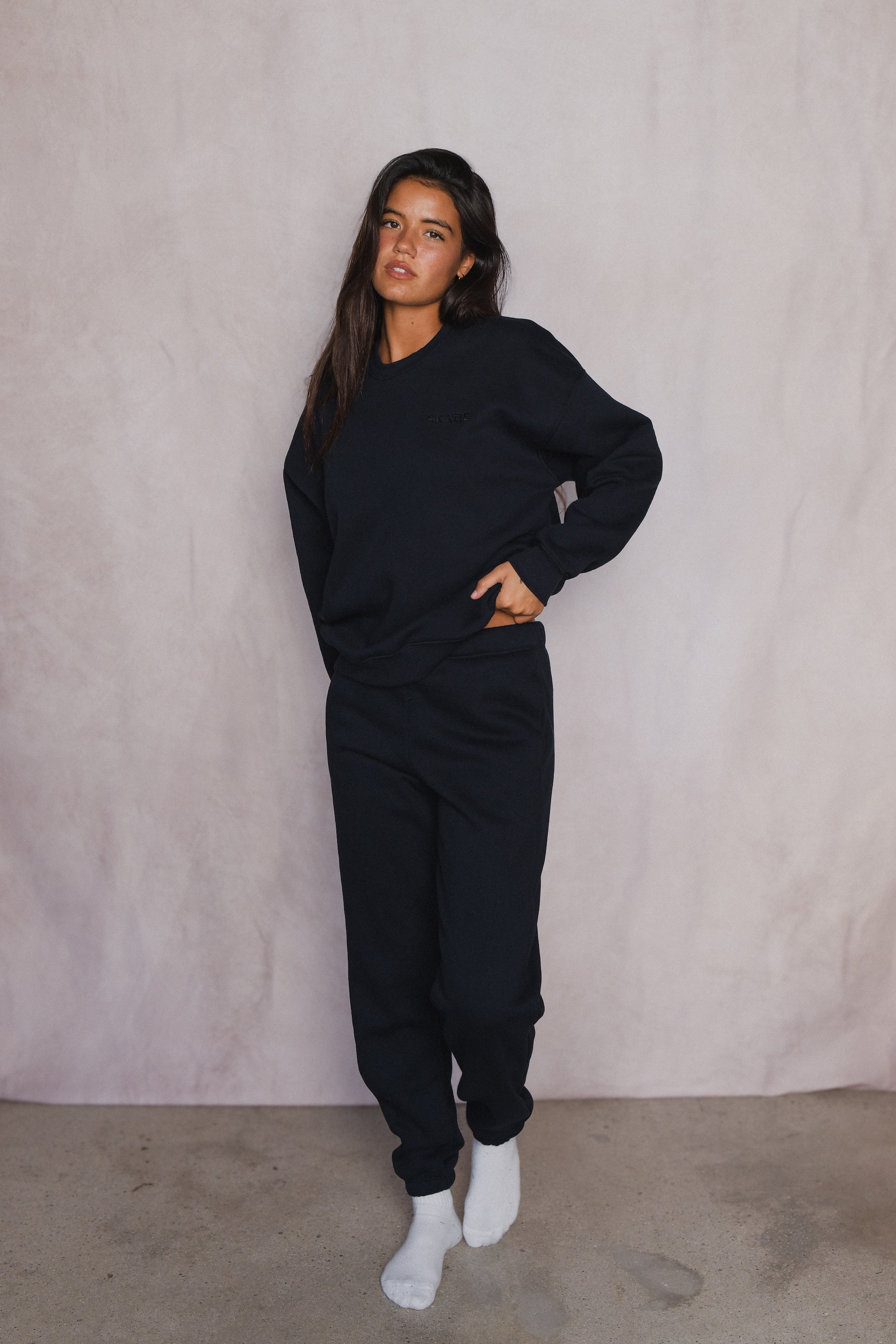 ULTRALUX Chris Crewneck - Black