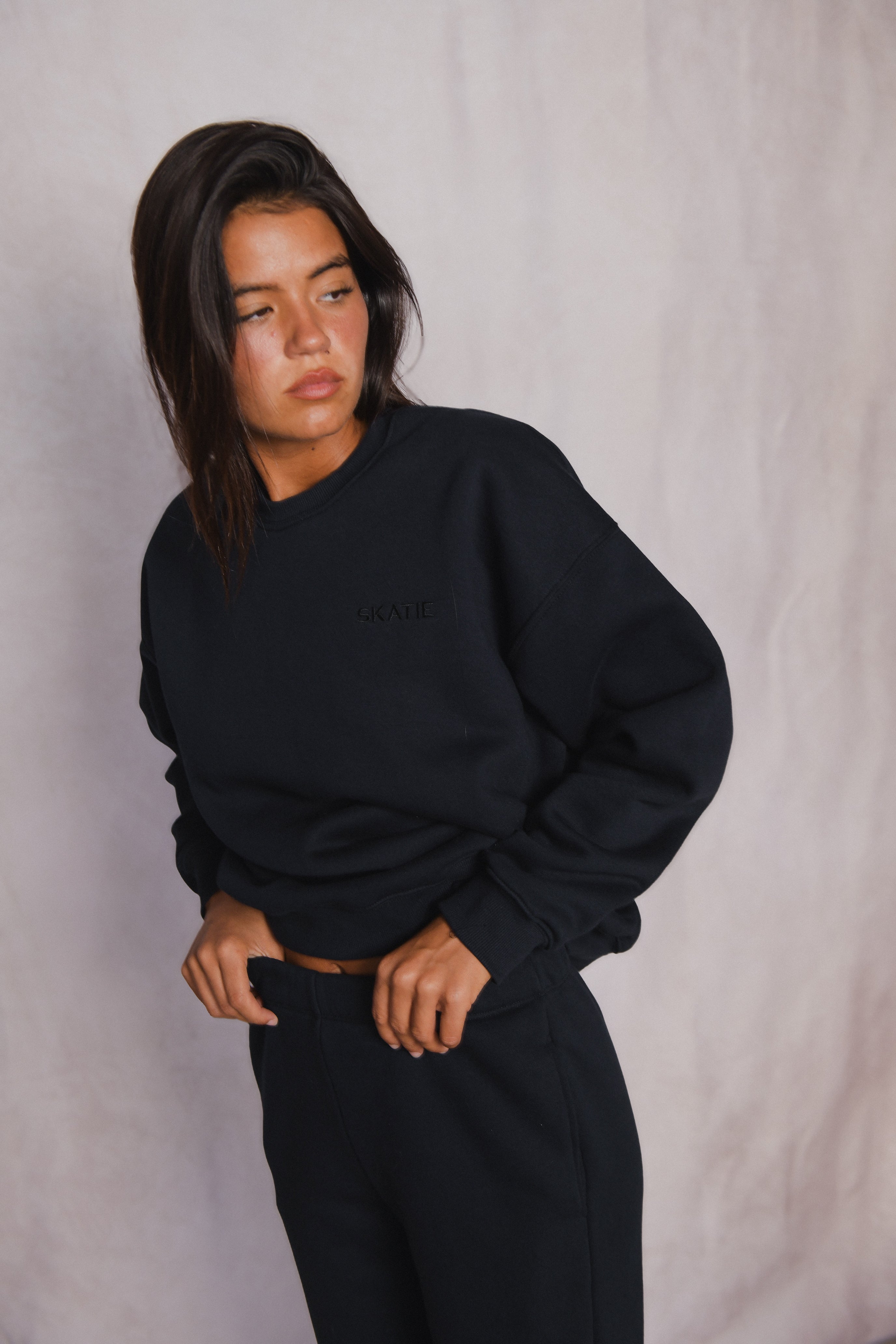 ULTRALUX Chris Crewneck - Black