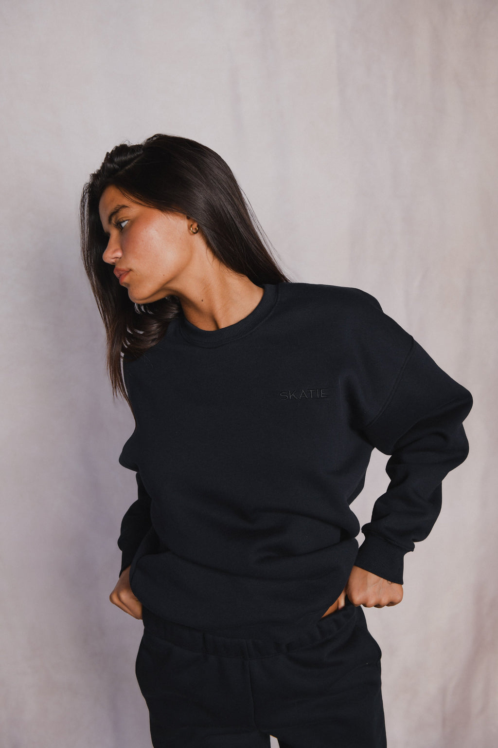 ULTRALUX Chris Crewneck - Black