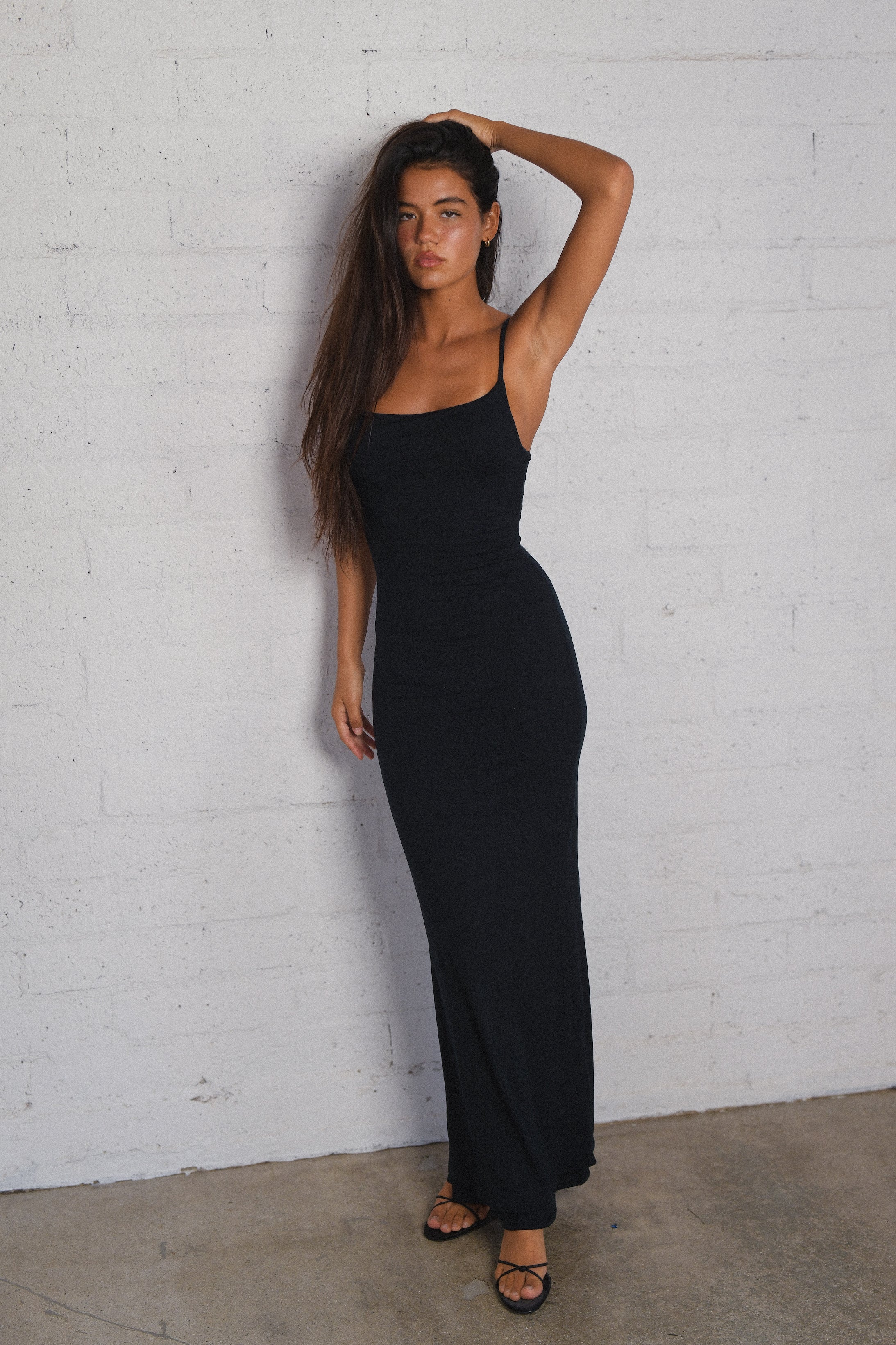 Samantha Maxi Dress Jersey - Black