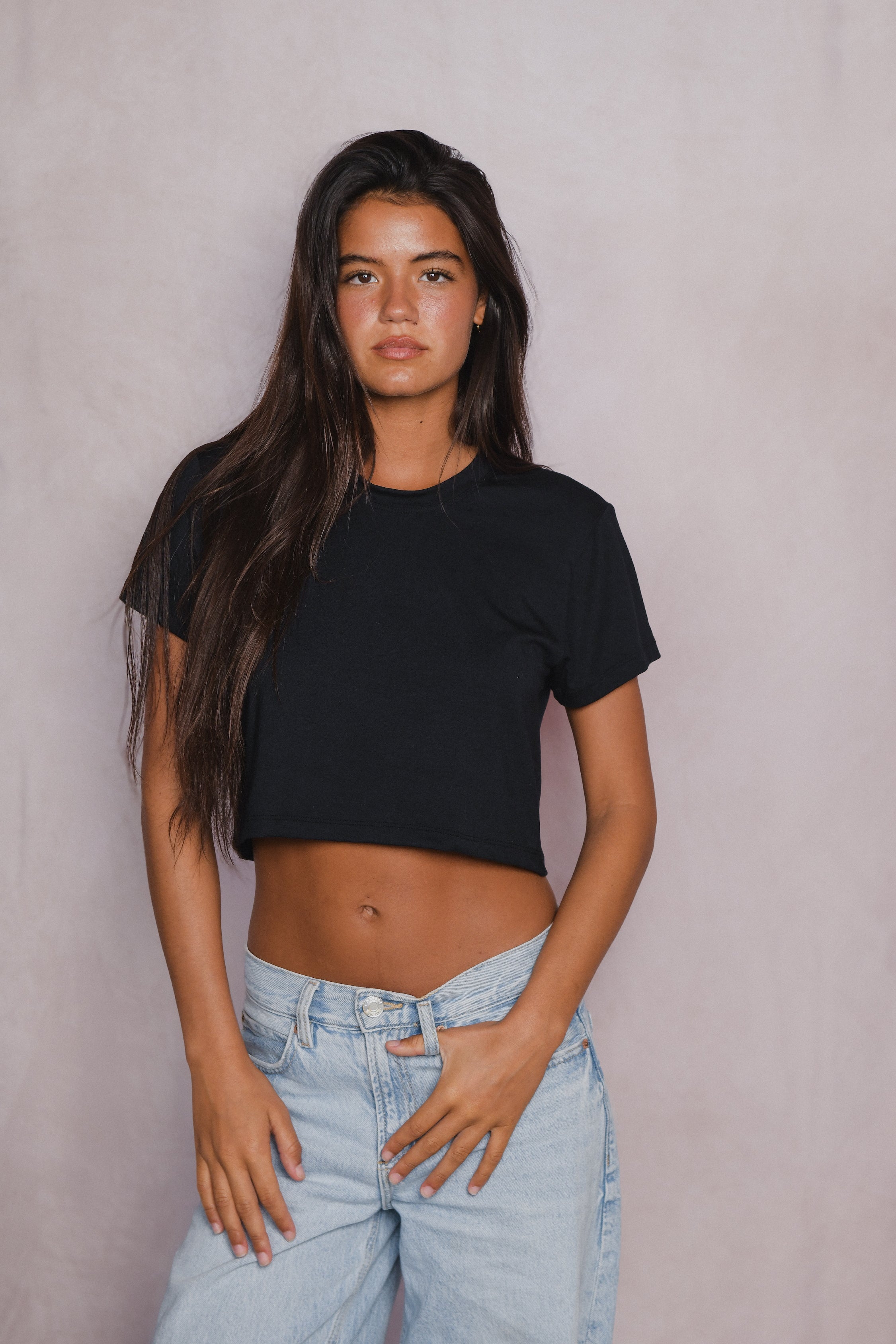 Boyfriend Tee Jersey - Black