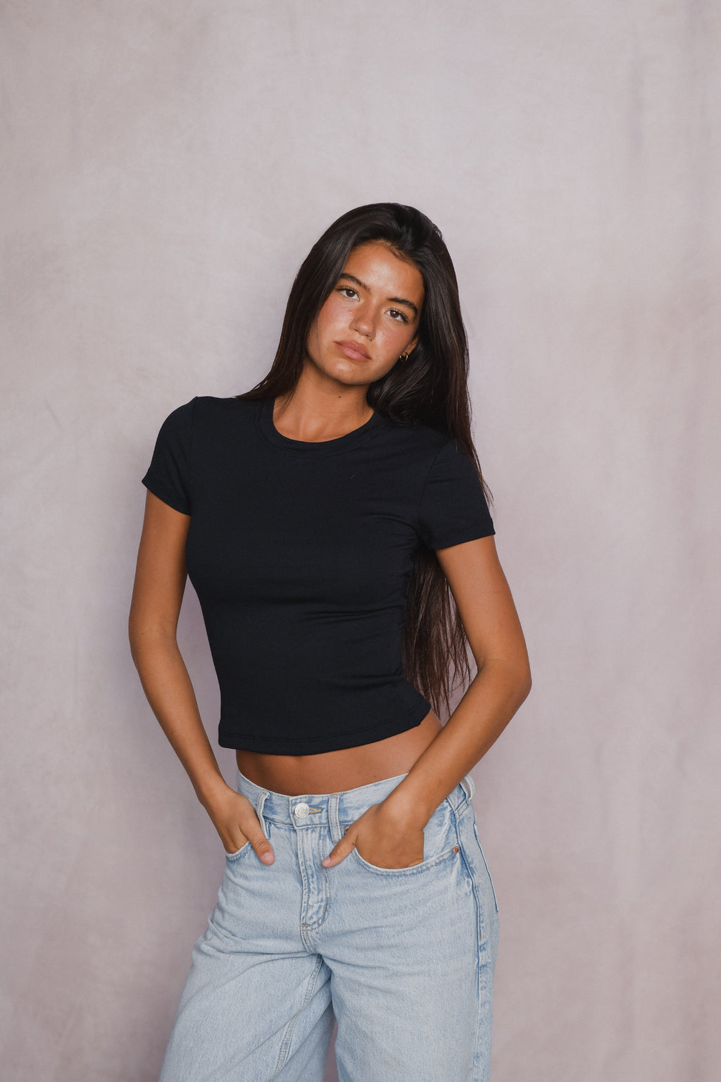 Easy Tee Baby Ribbed - Black