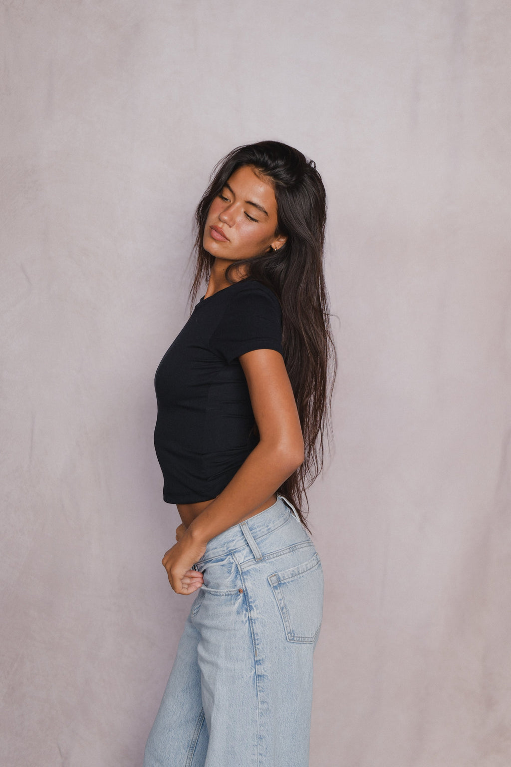 Easy Tee Baby Ribbed - Black