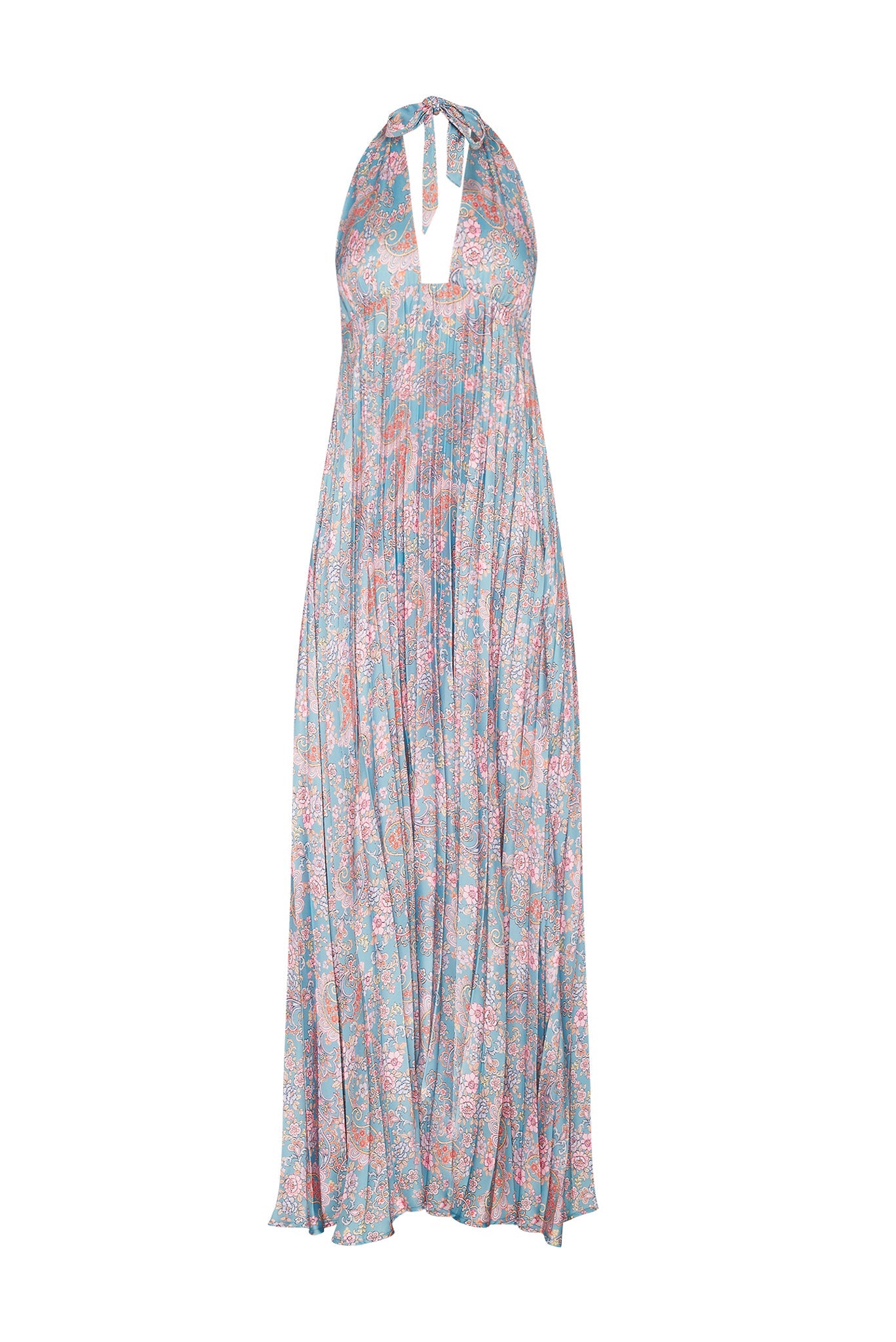 Selena Maxi Dress Satin - Mustique