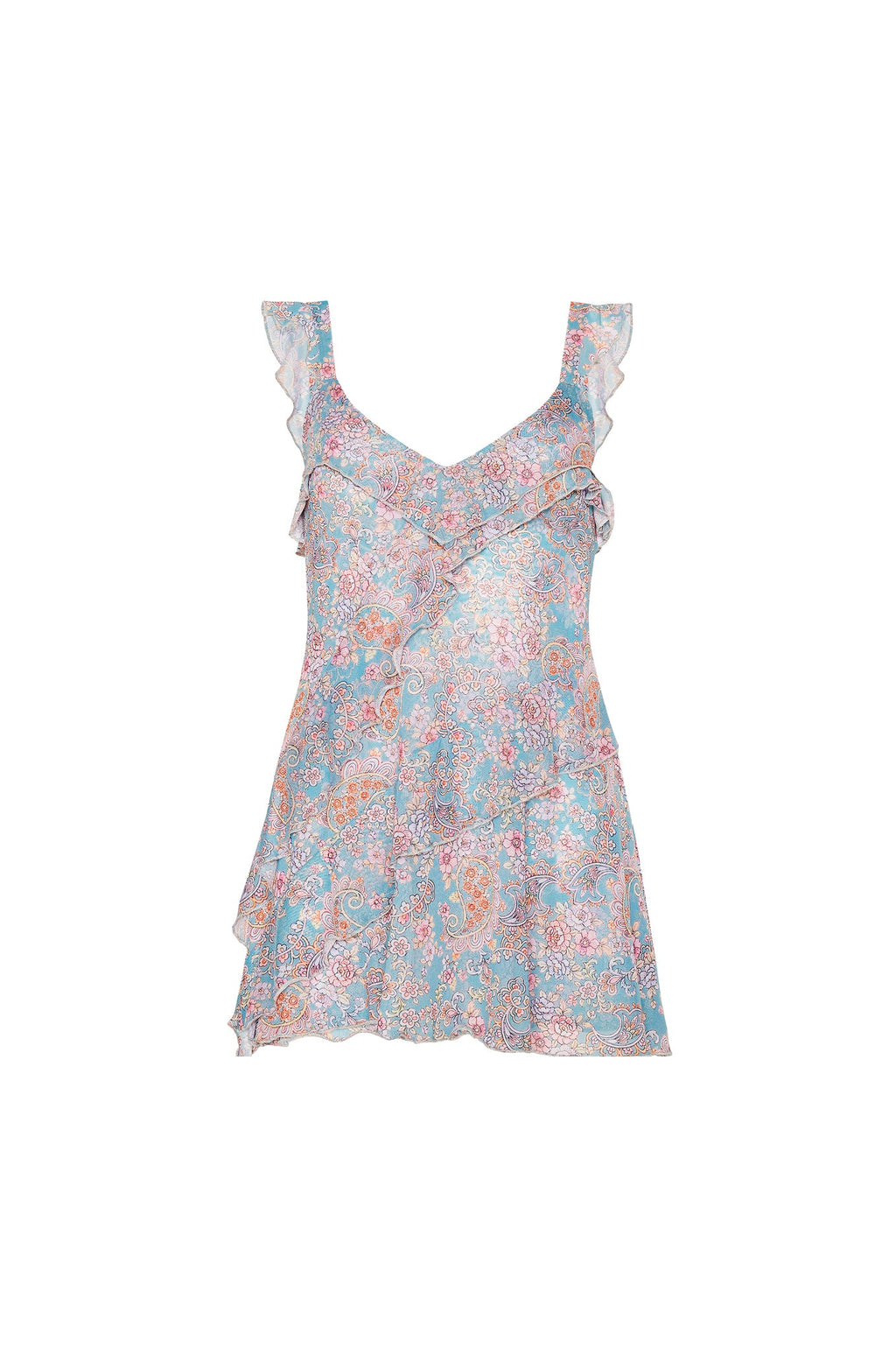 Nina Mini Dress Mesh - Mustique