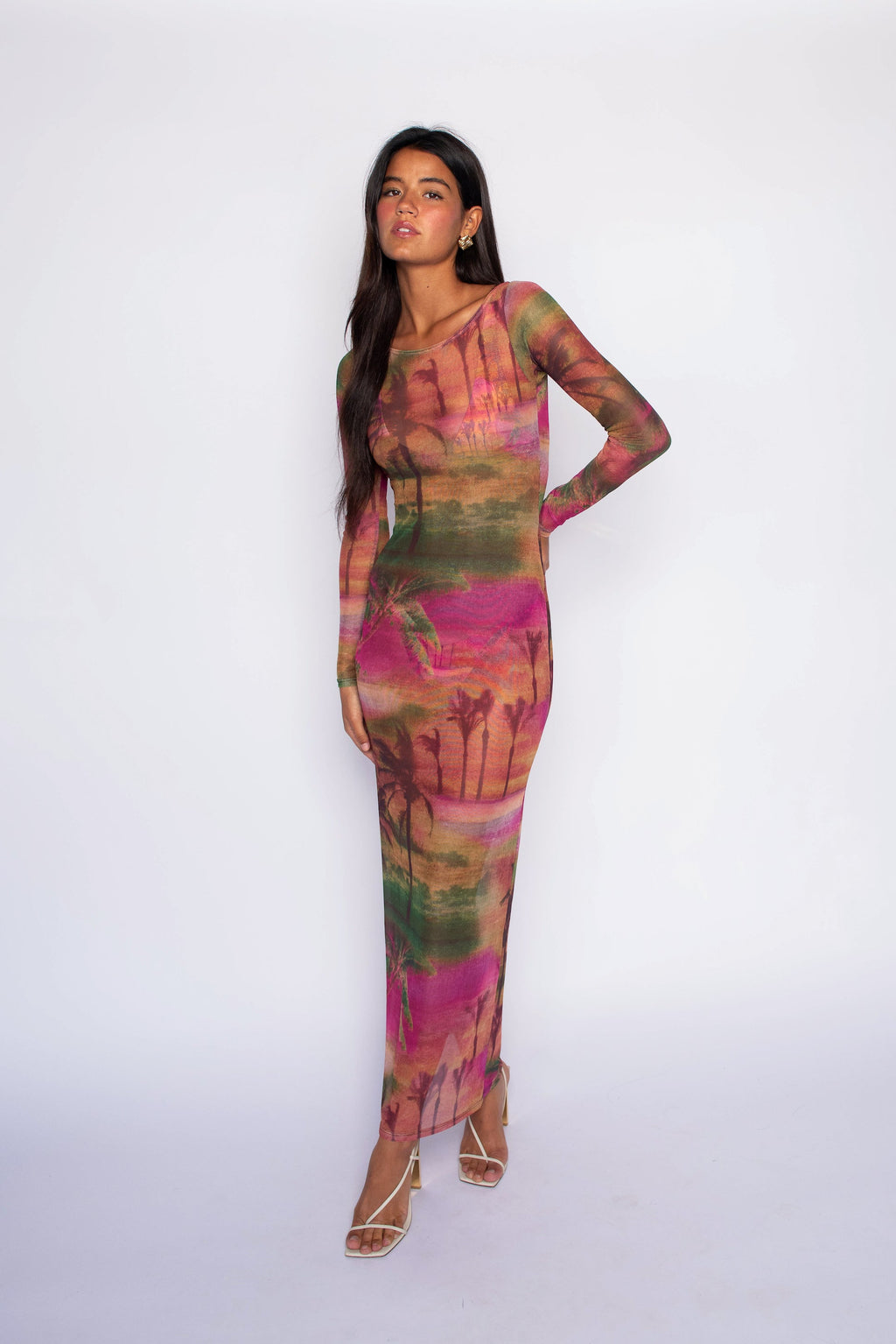 Beck Maxi Dress Mesh - Careyes