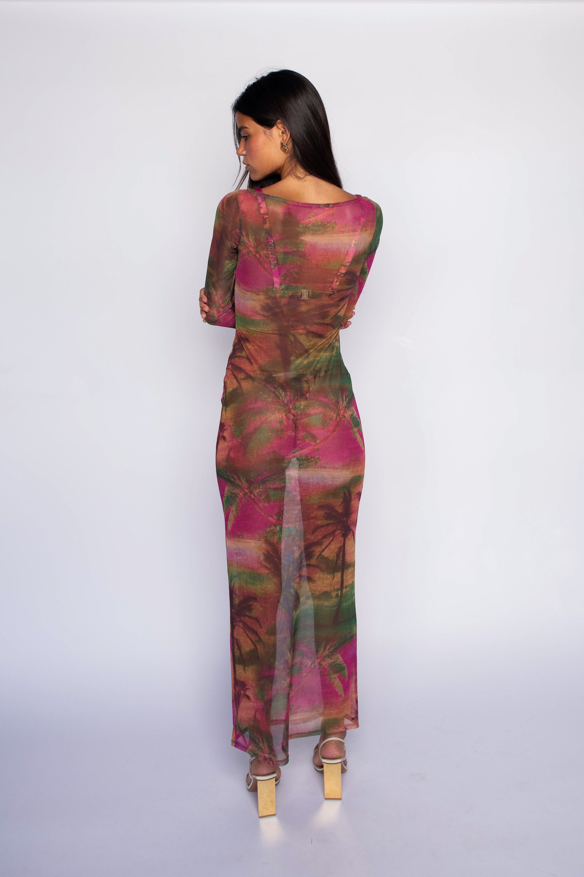 Beck Maxi Dress Mesh - Careyes