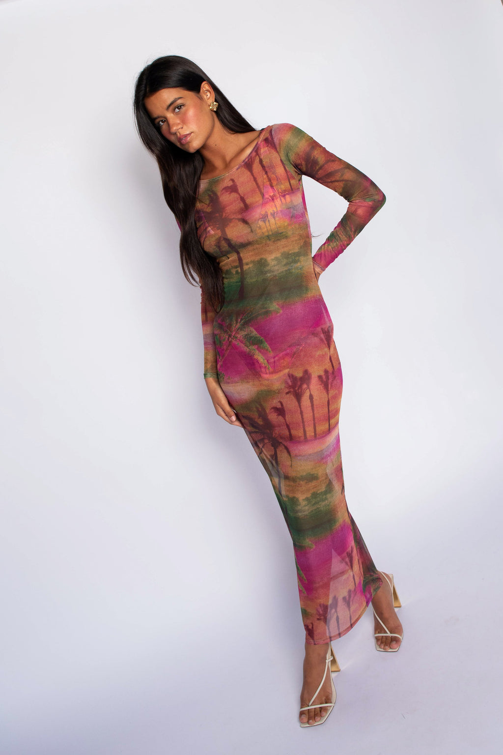 Beck Maxi Dress Mesh - Careyes