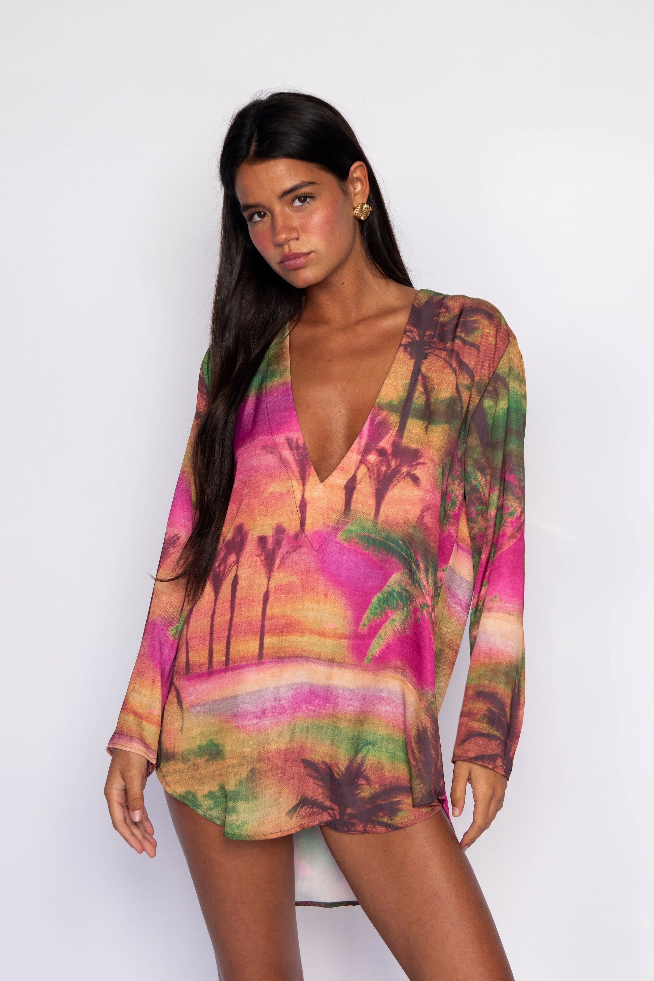 Lily Tunic Satin - Careyes