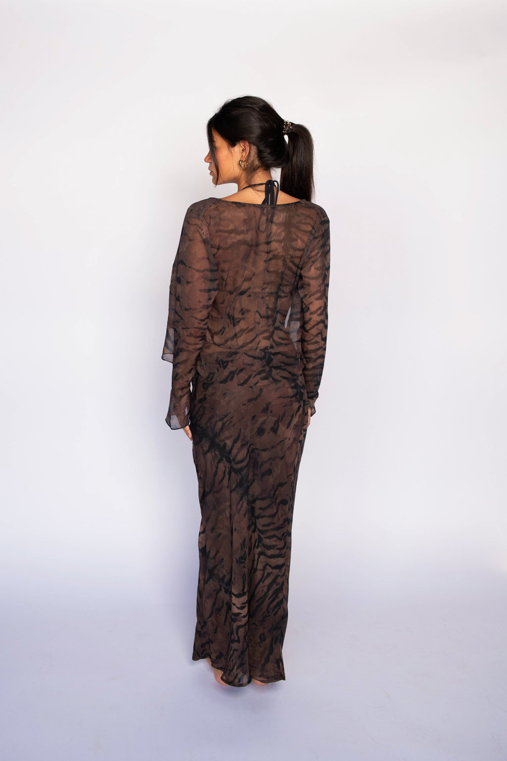 Colette Top Chiffon - Manzanillo