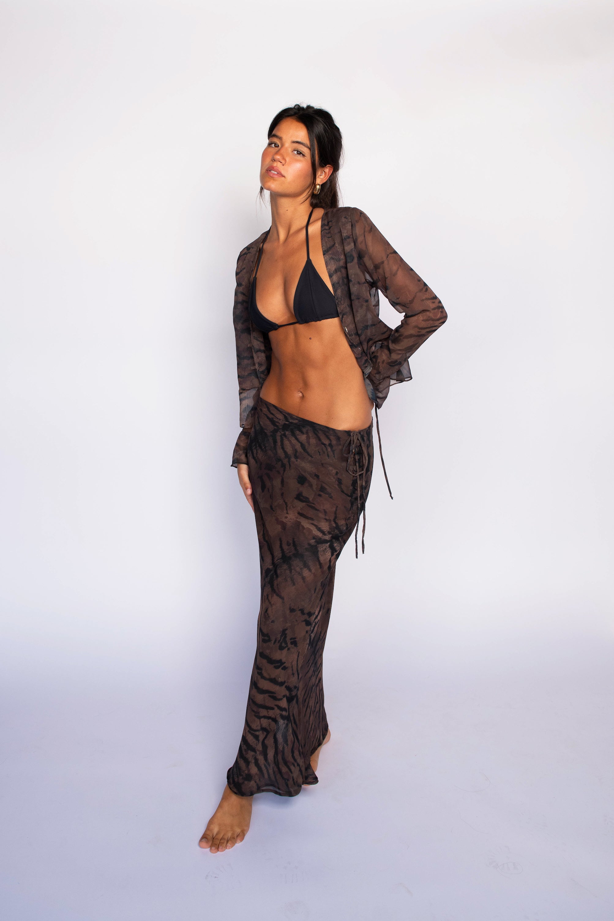 Juliette Skirt Chiffon - Manzanillo