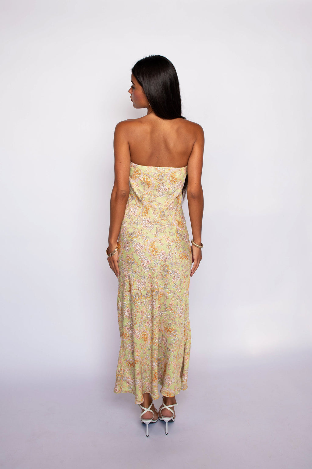 Abby Dress Satin - Sorrento