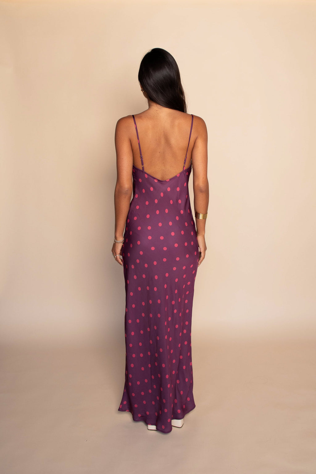Samantha Maxi Dress Satin - Dottie