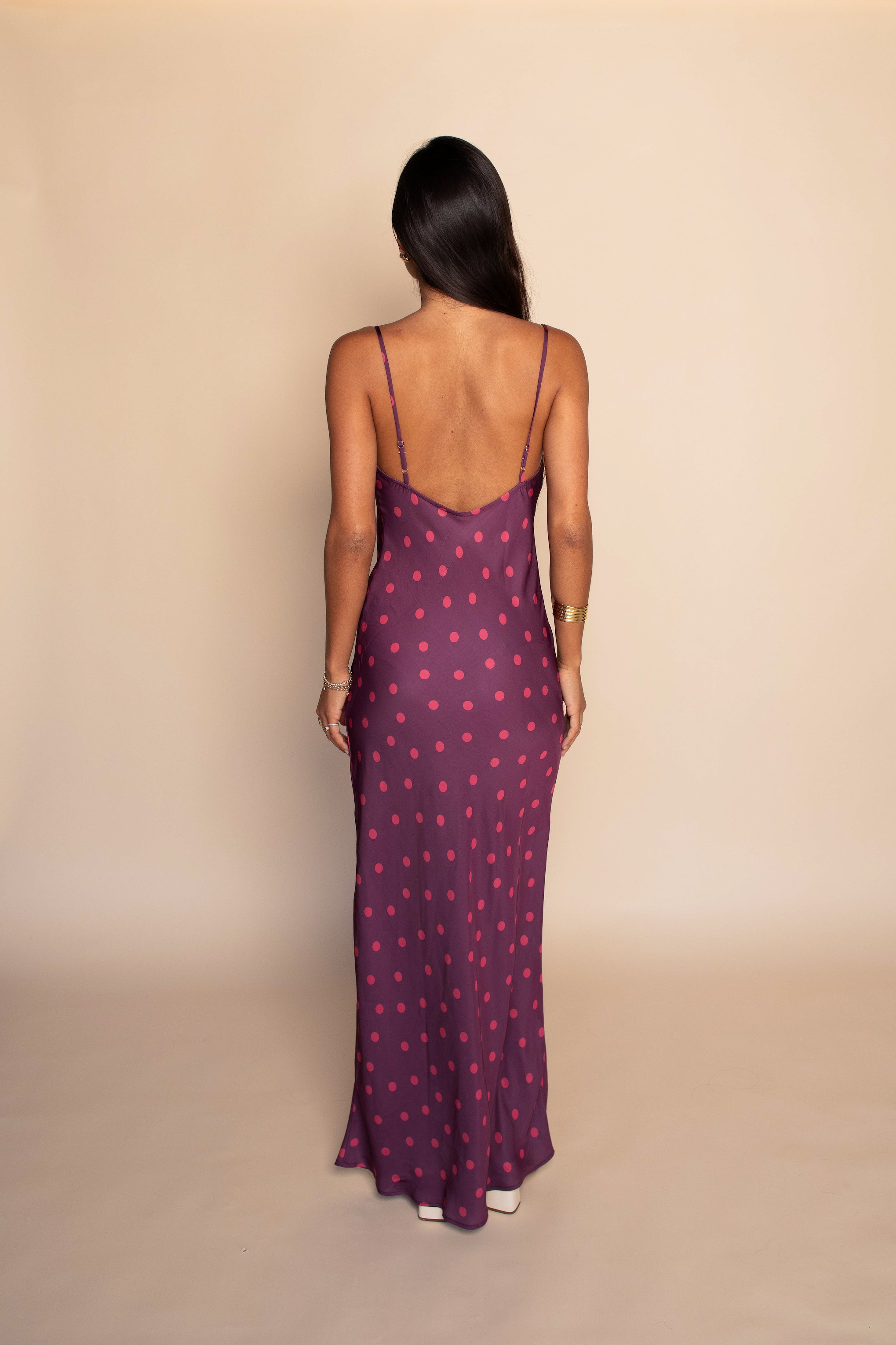 Samantha Maxi Dress Satin - Dottie