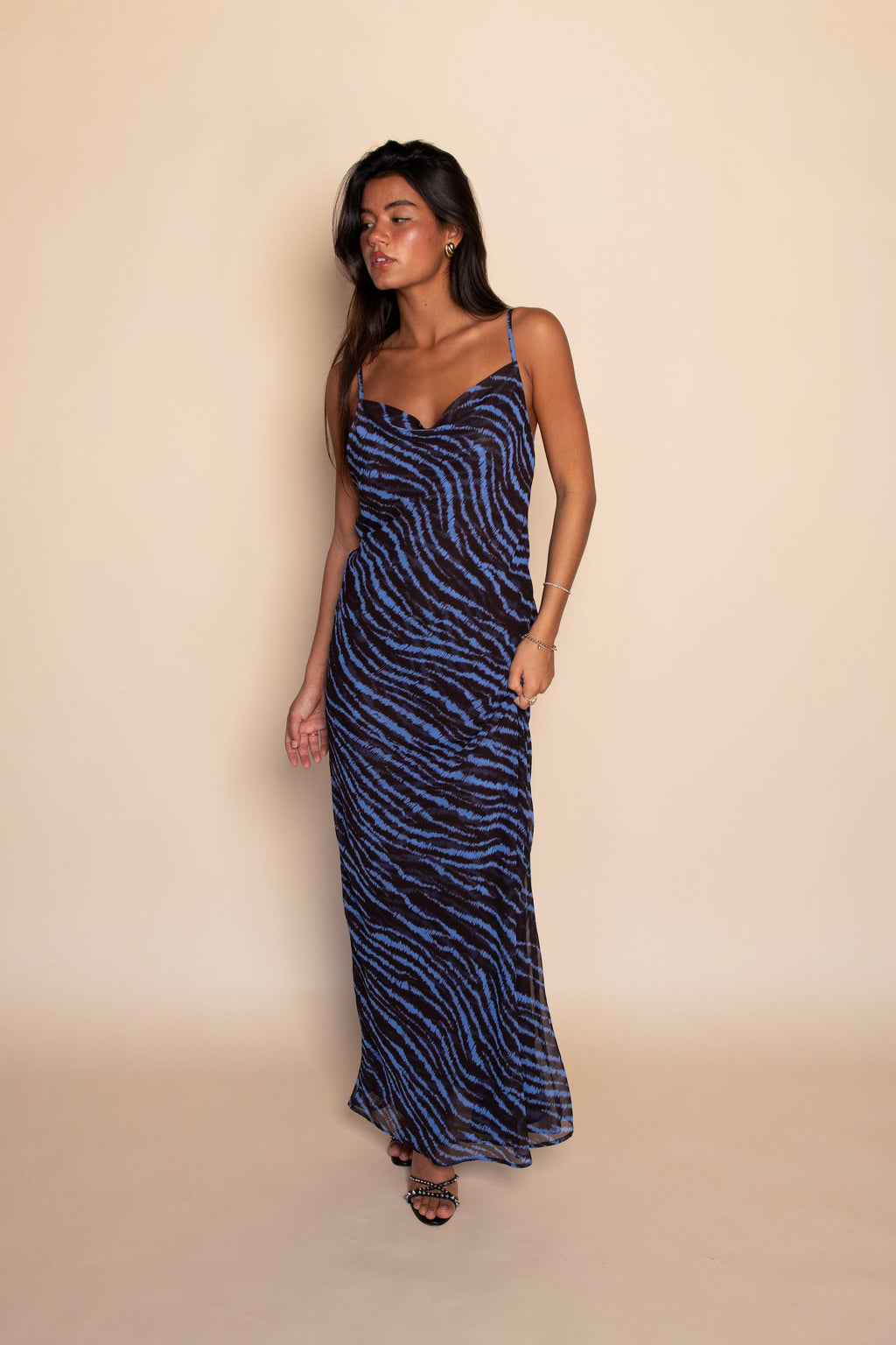 Samantha Maxi Dress Chiffon - Lynx
