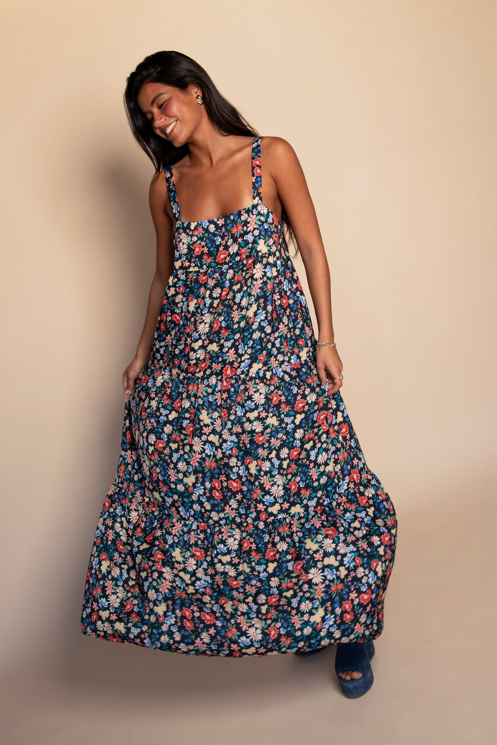 Leo Dress Satin - Prairie