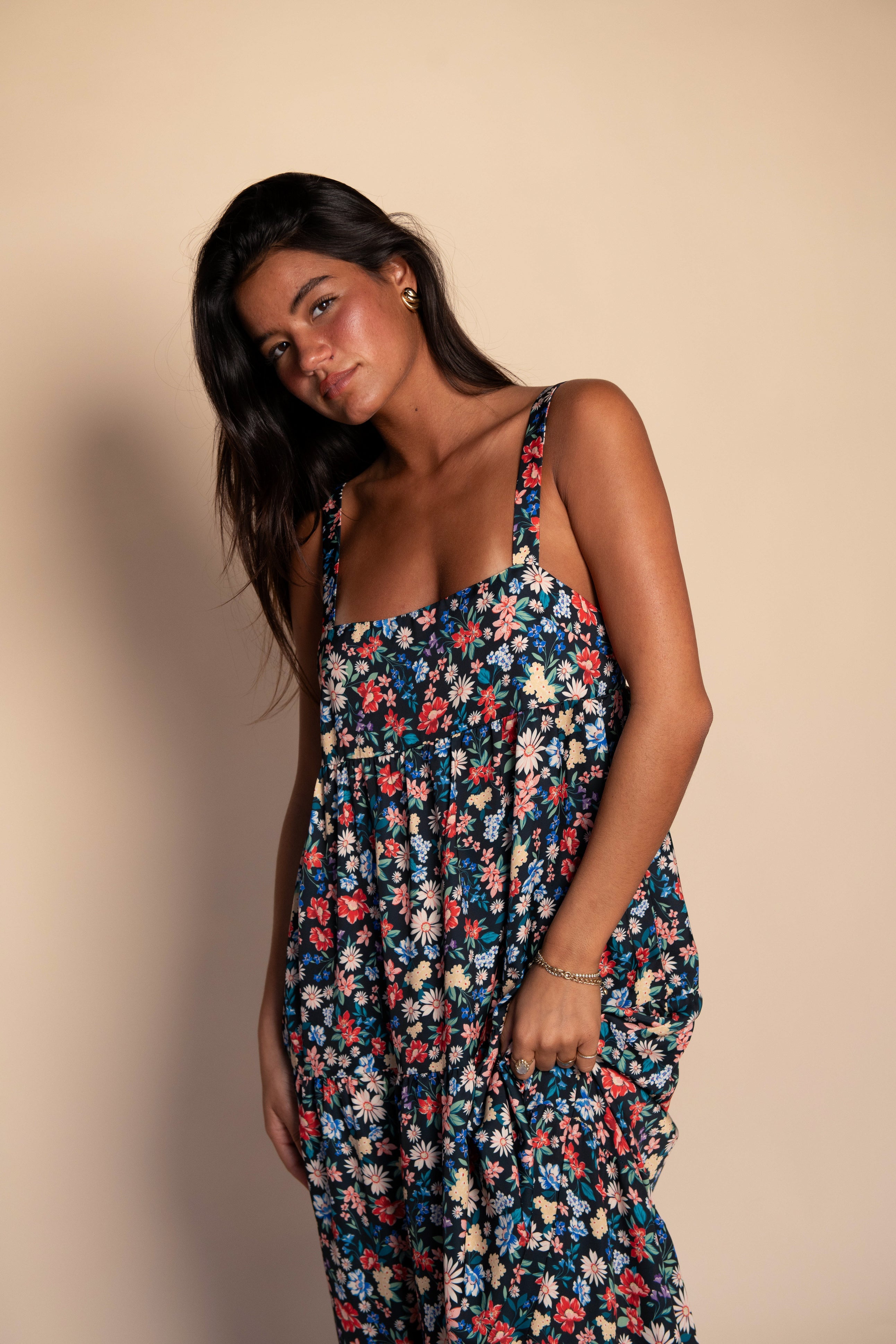 Leo Dress Satin - Prairie