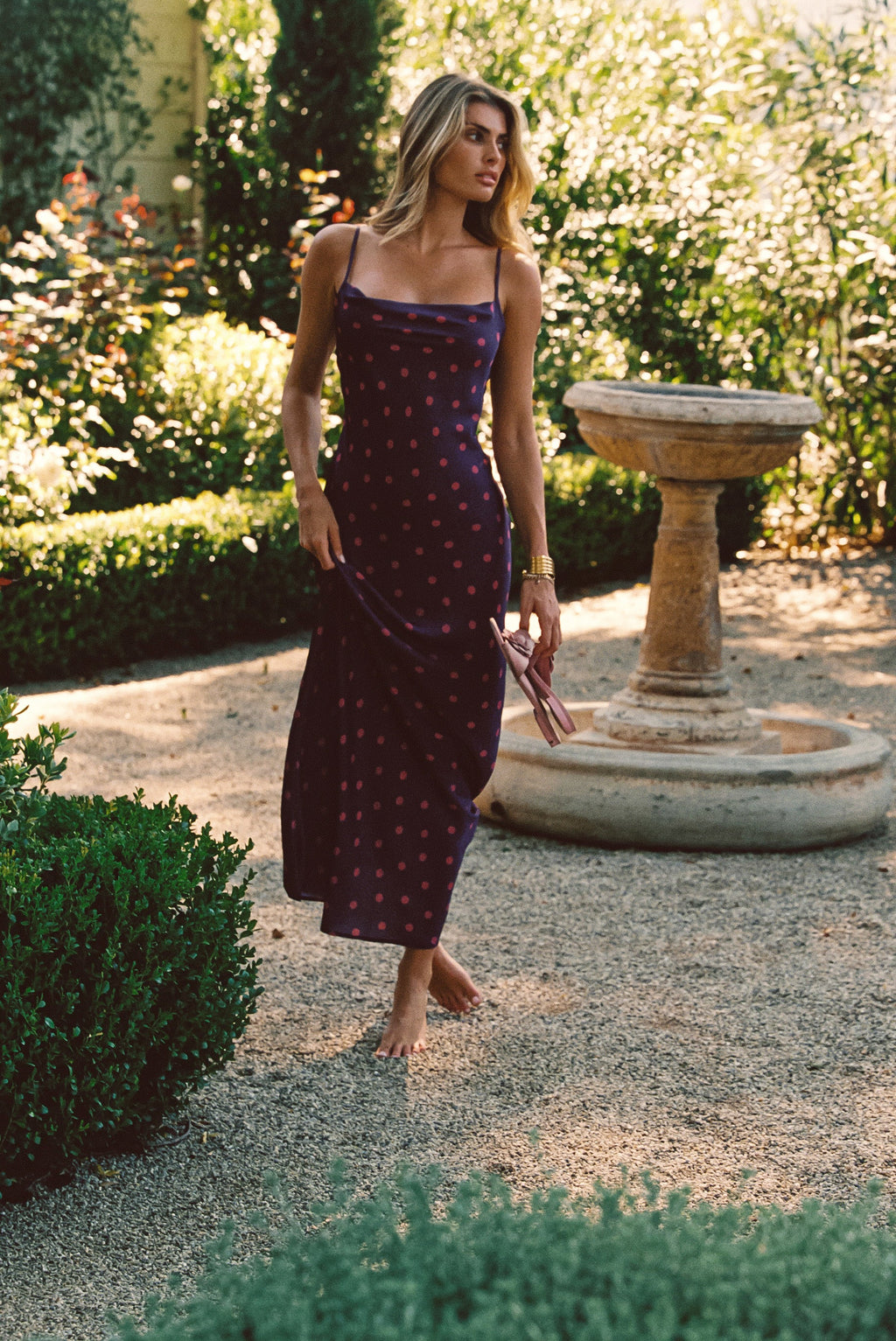 Samantha Maxi Dress Satin - Dottie