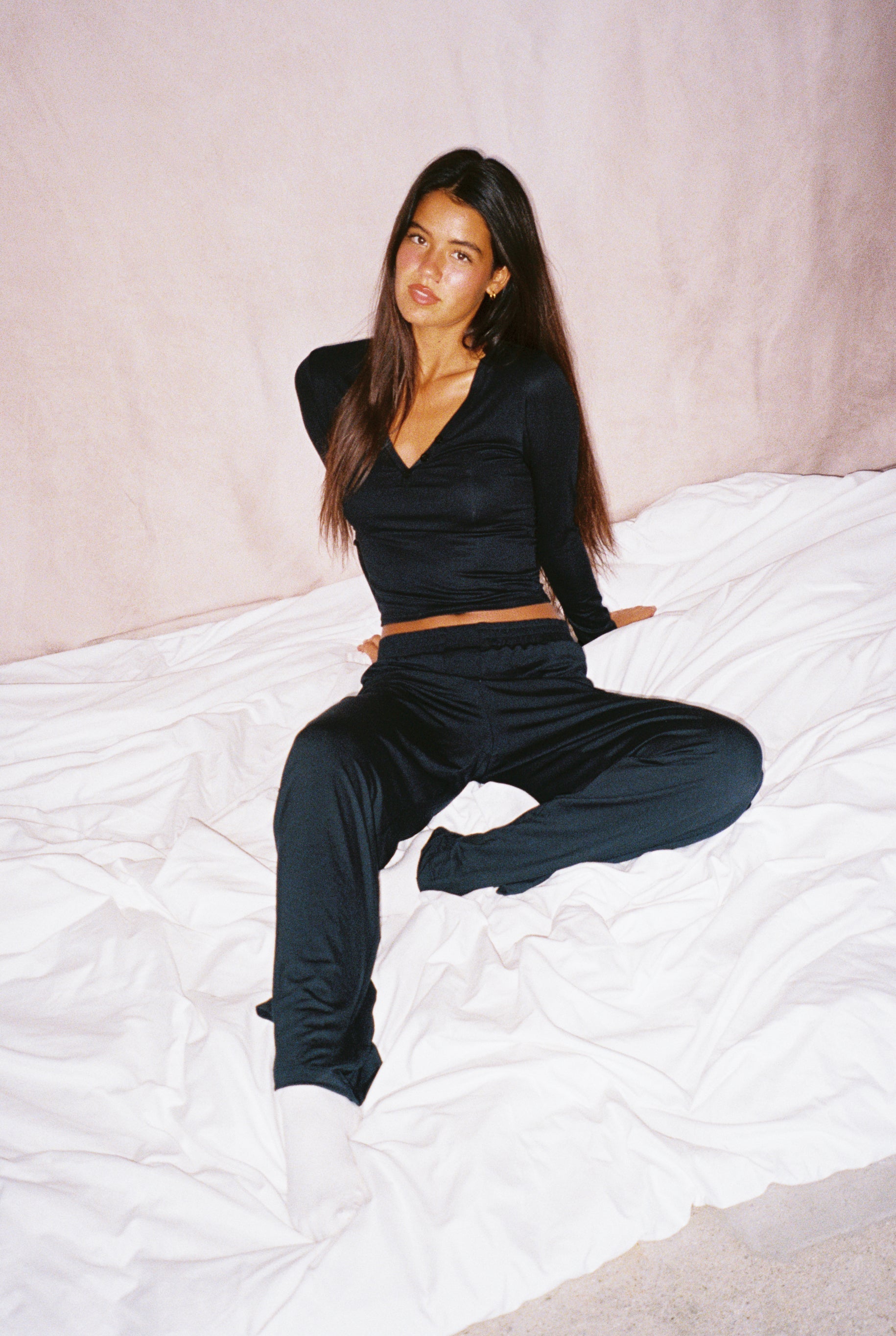 James Boxer Pants Jersey - Black