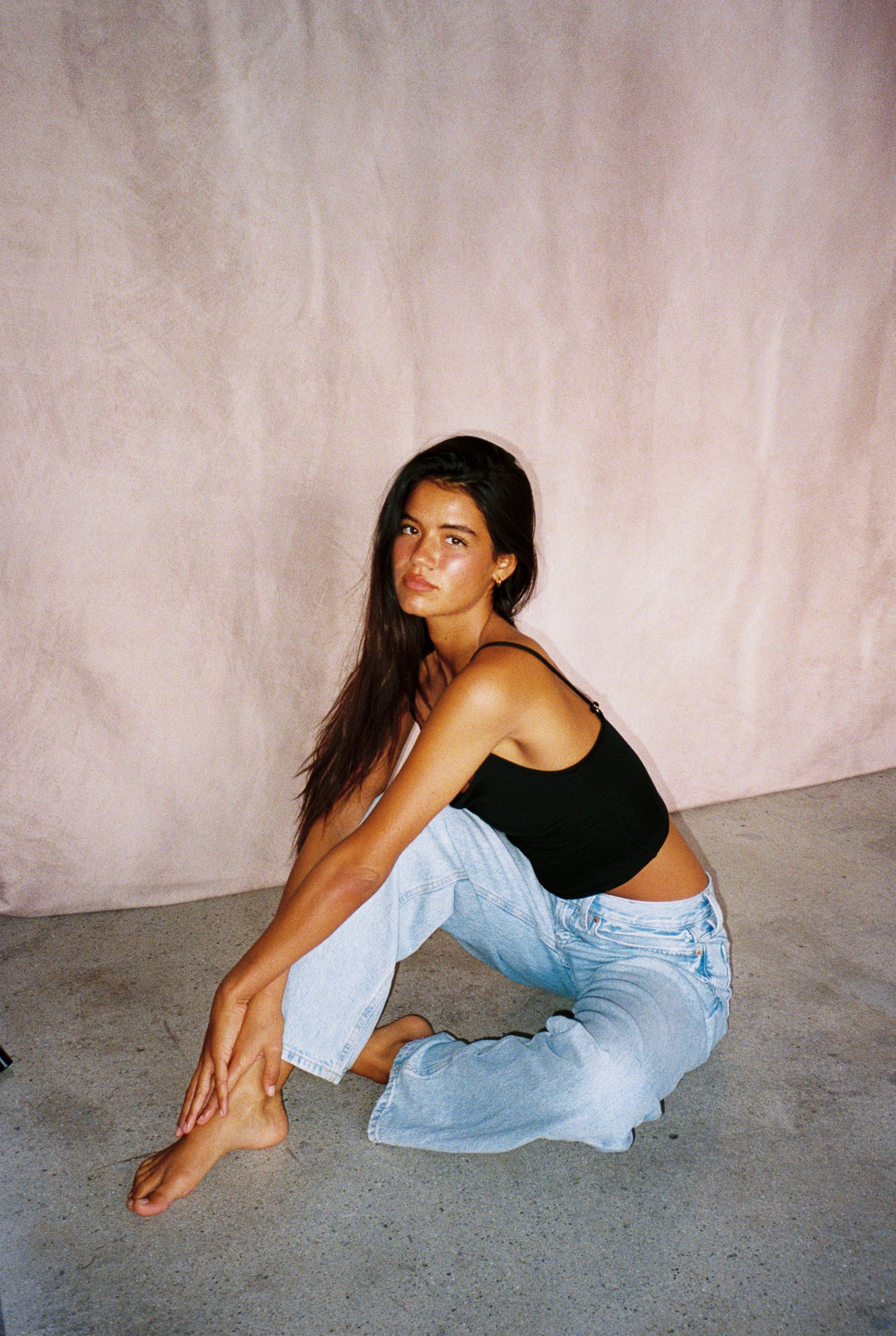 Mila Top Jersey - Black