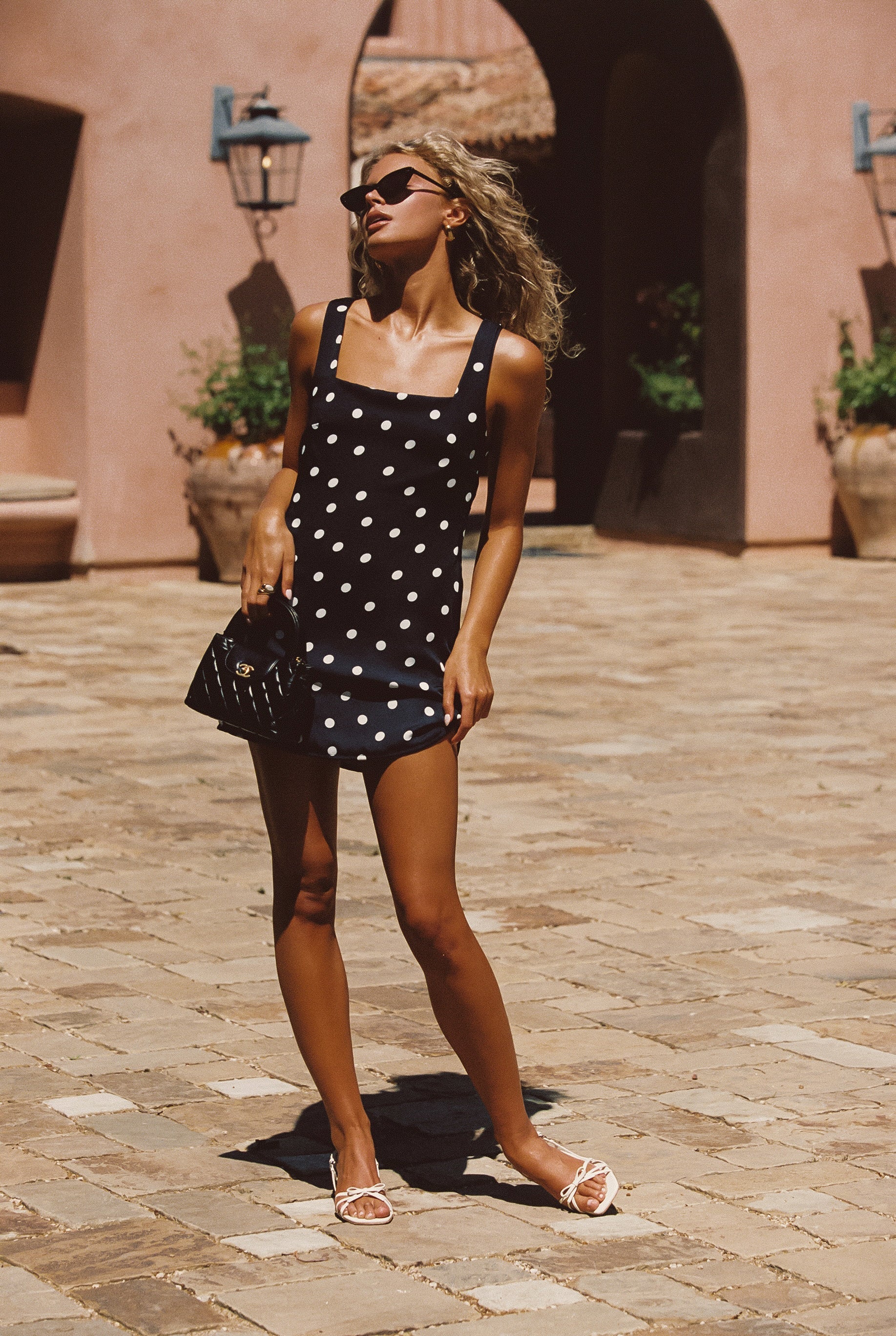 Icon Mini Dress Satin - Gidget