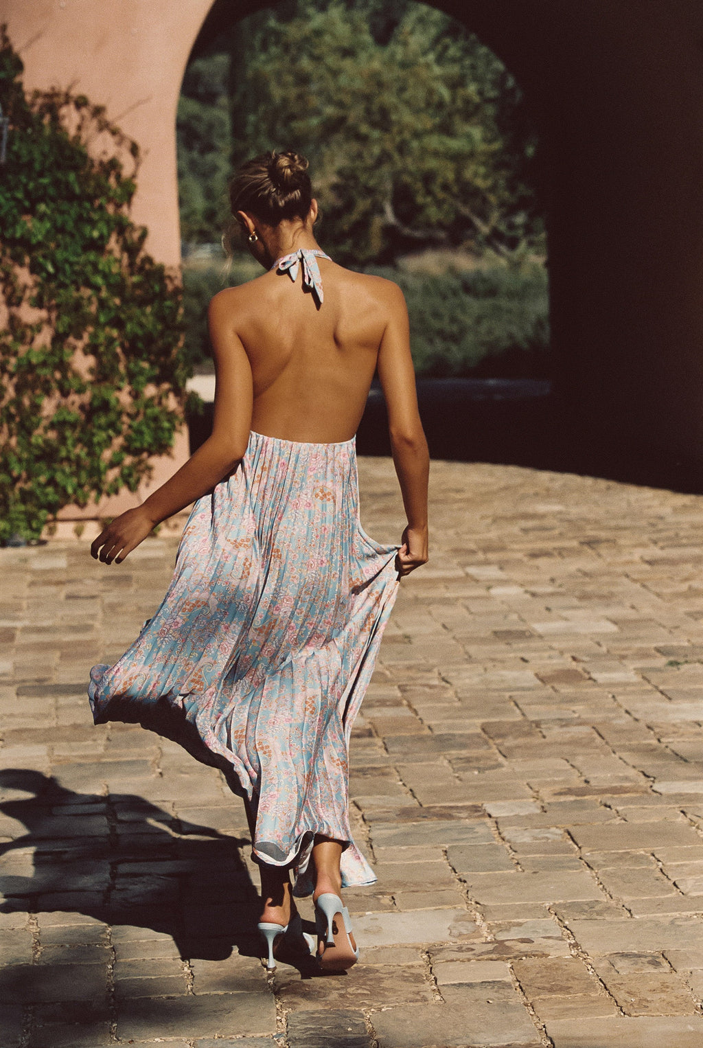 Selena Maxi Dress Satin - Mustique