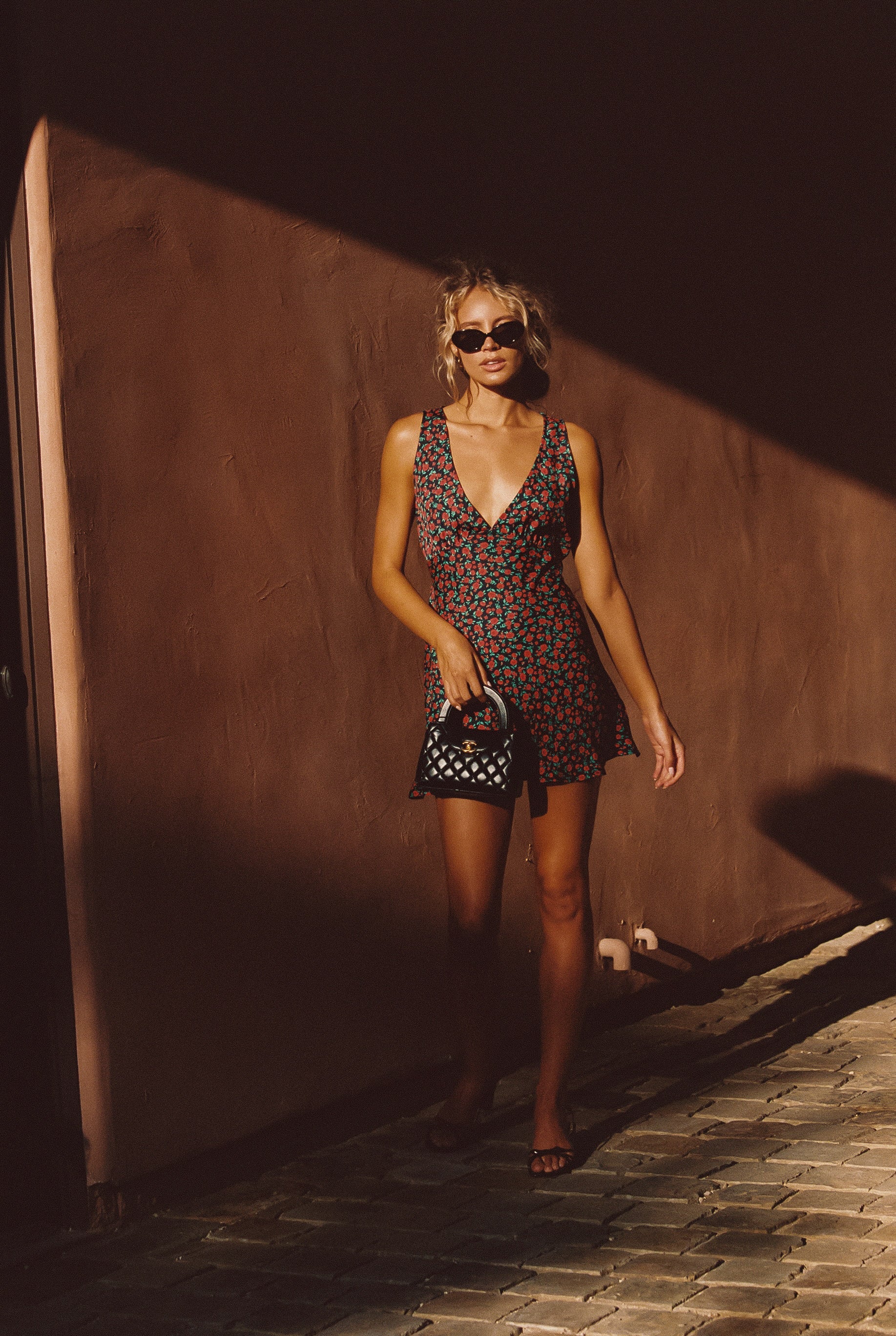 Suki Mini Dress Satin - Geneva