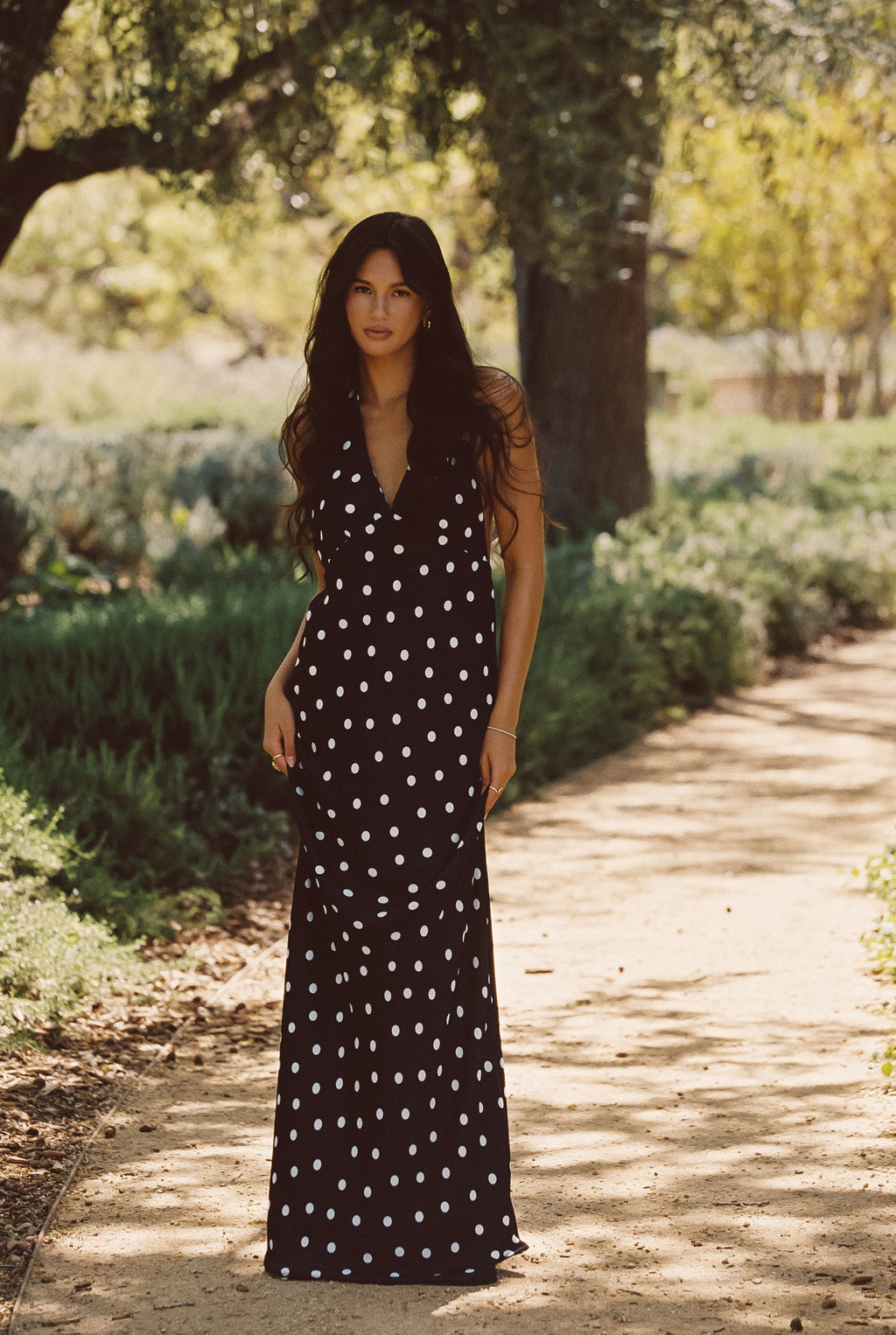 Goldie Maxi Dress Satin - Gidget