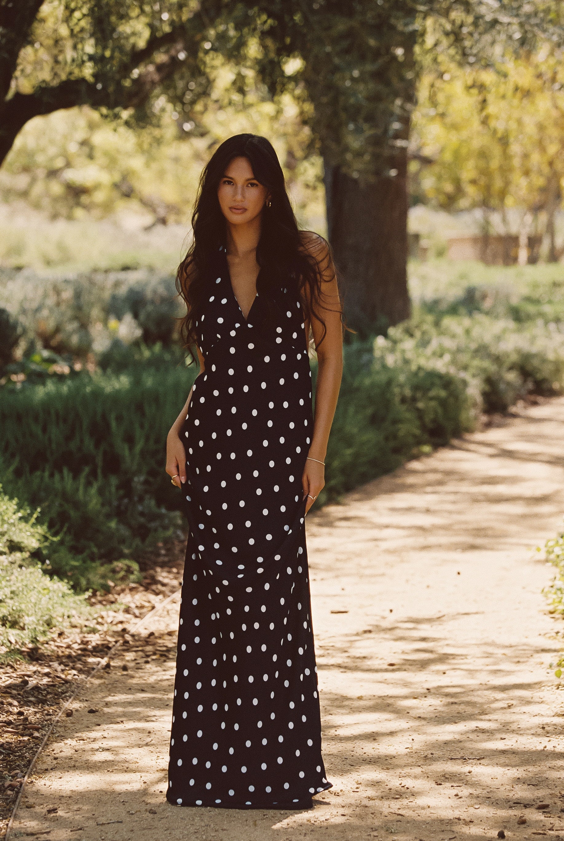 Goldie Maxi Dress Satin - Gidget