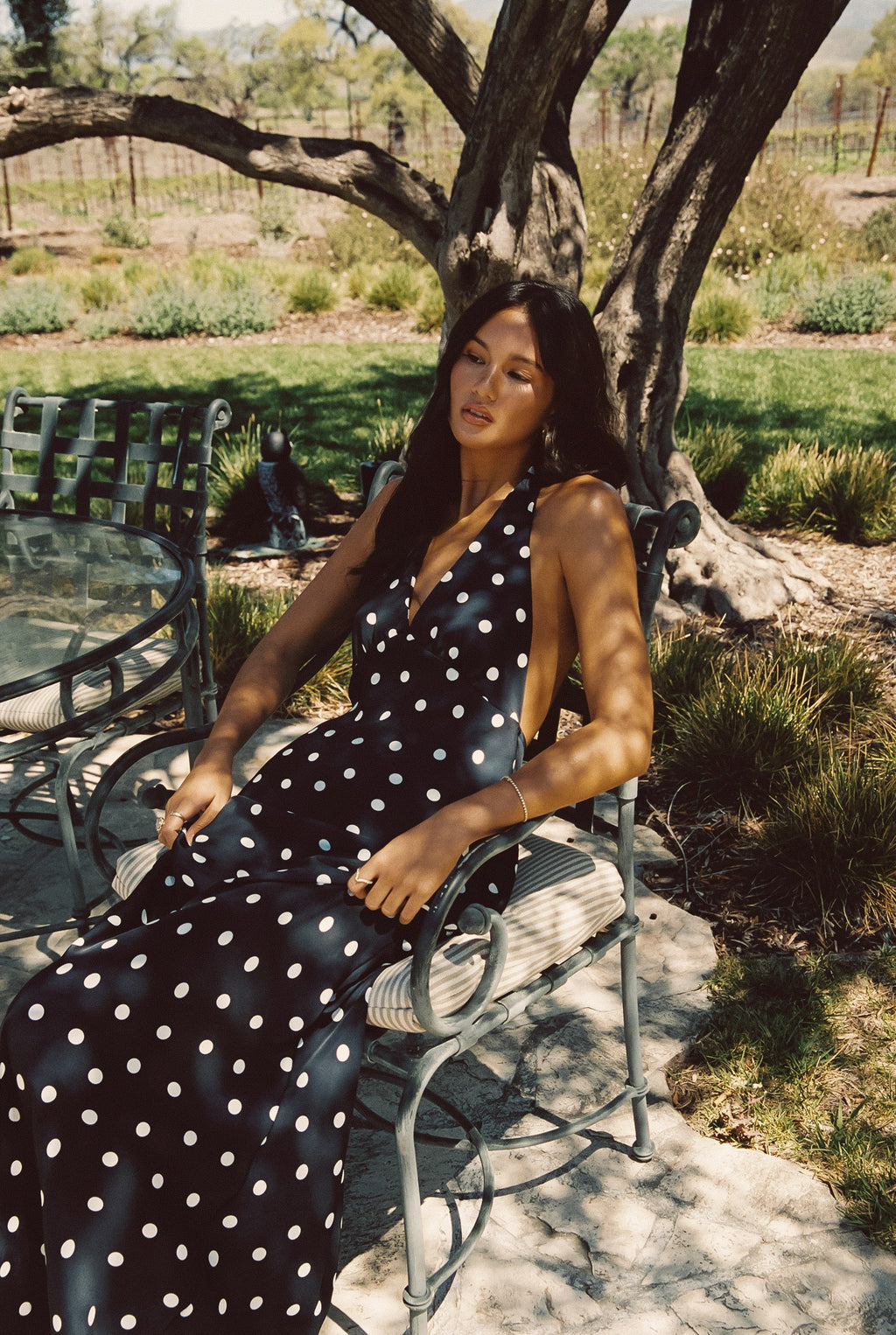 Goldie Maxi Dress Satin - Gidget